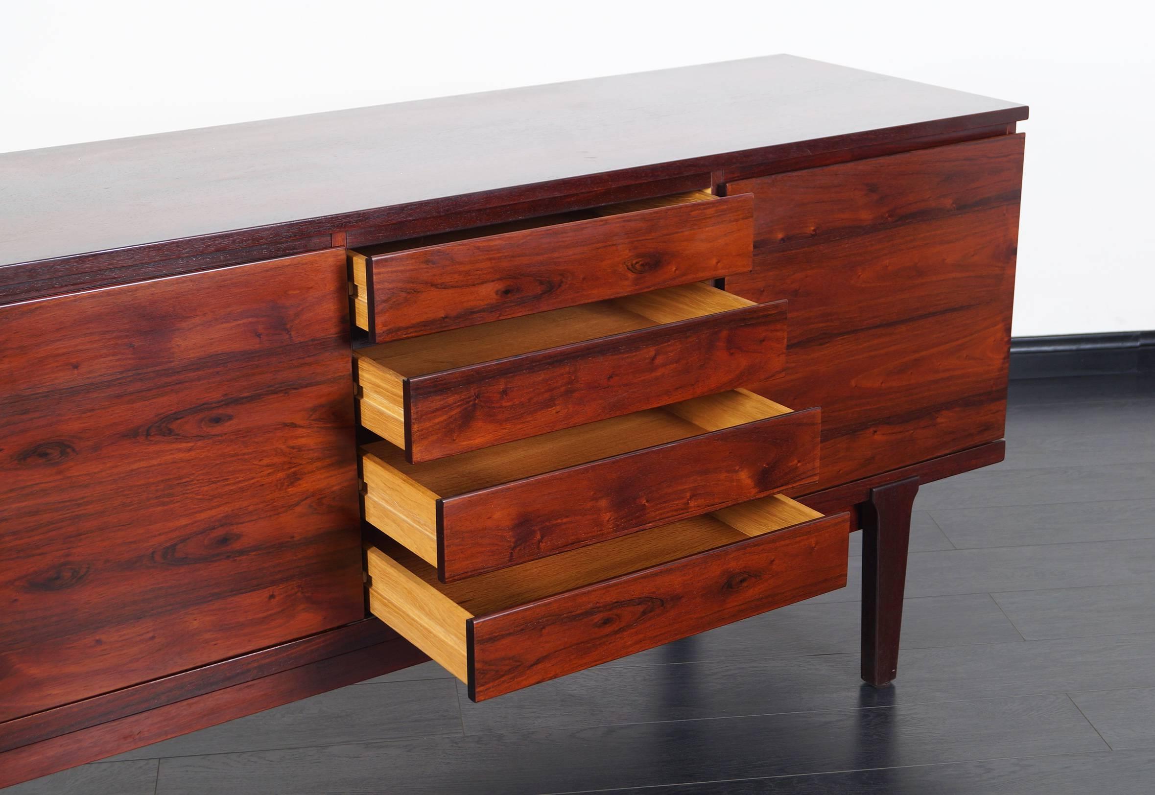 Mid-20th Century Danish Modern Rosewood Sideboard