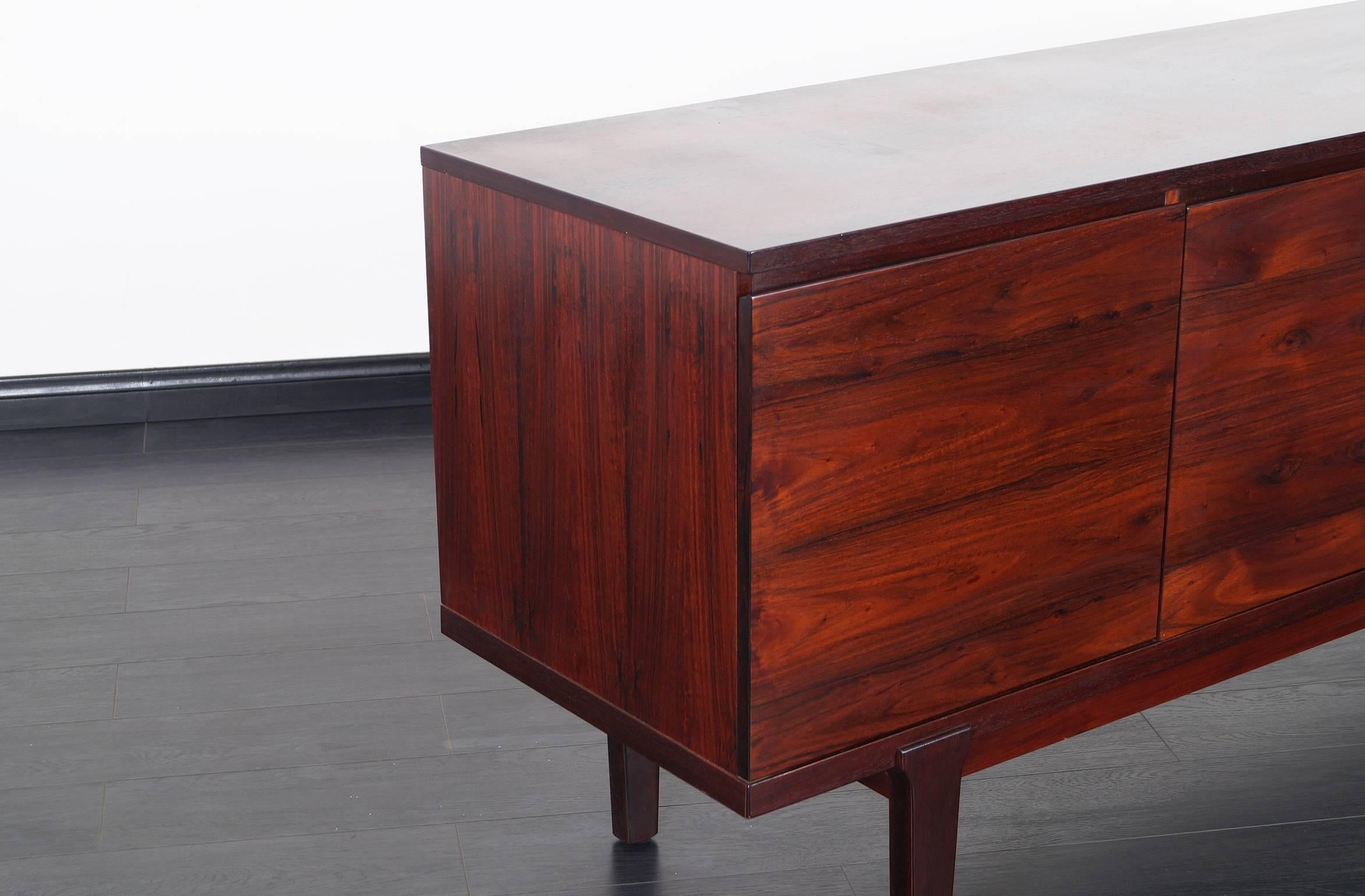 Danish Modern Rosewood Sideboard 1