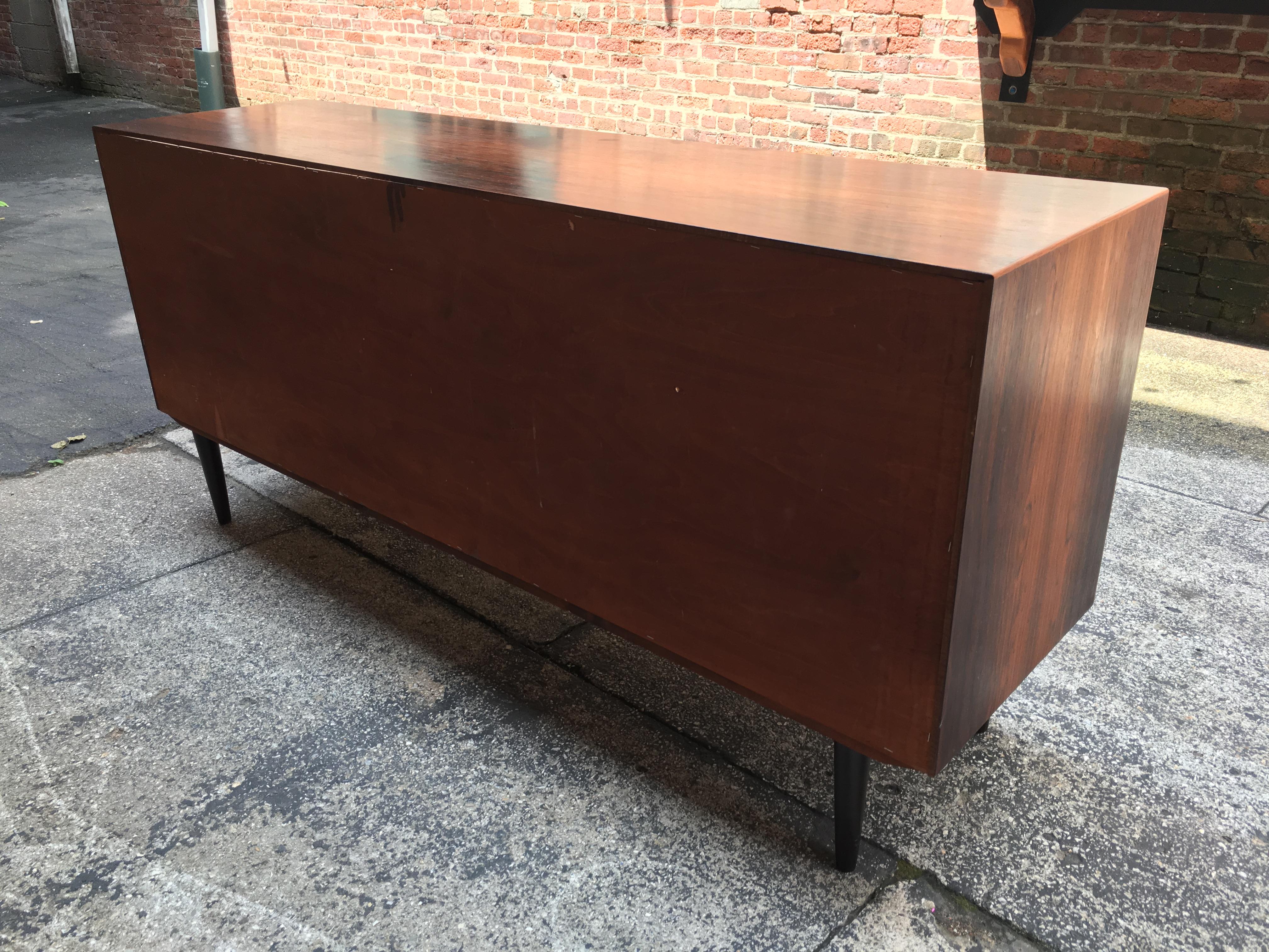 Danish Modern Rosewood Six-Drawer Dresser 12