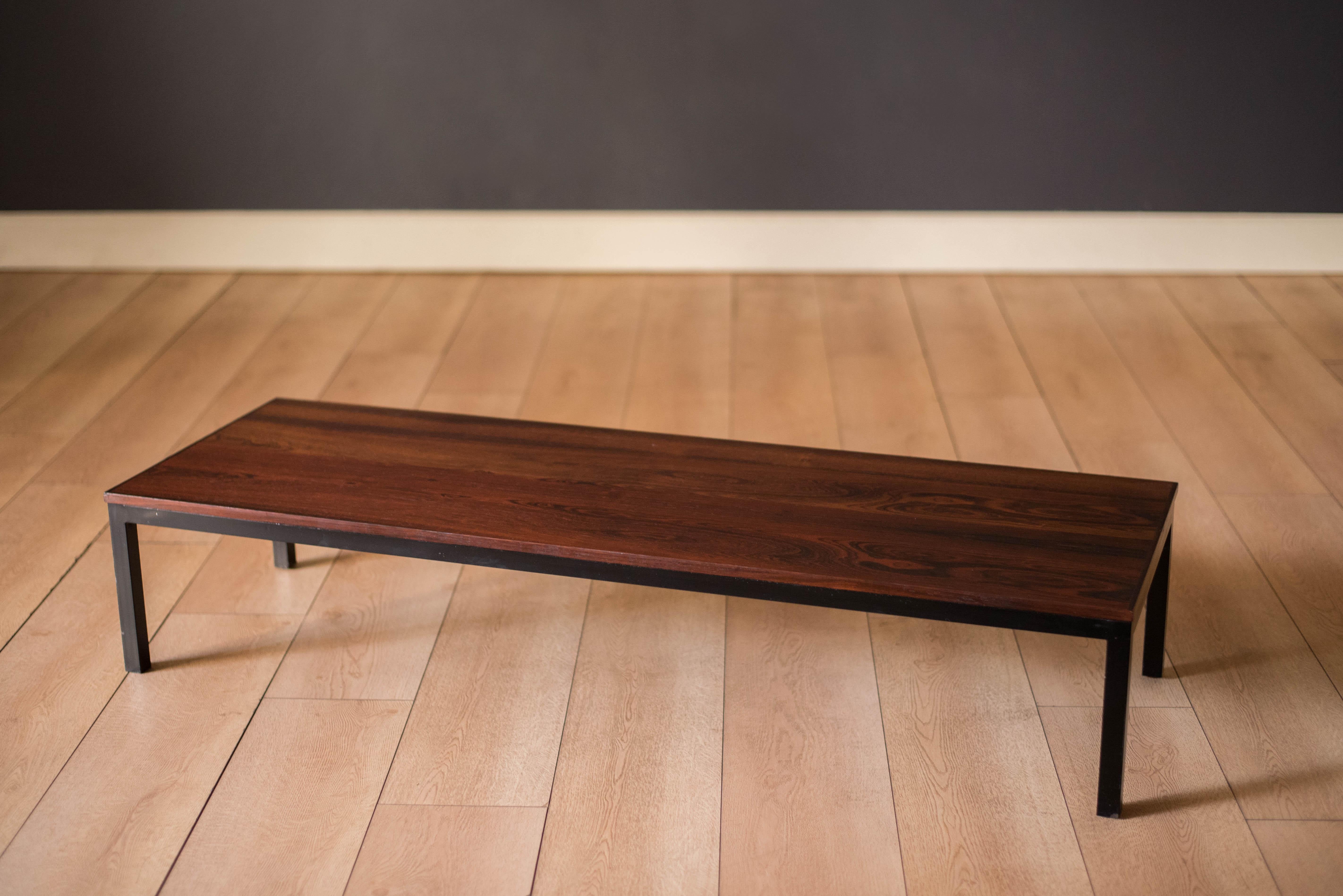 Danish Modern Rosewood Stackable 3-Piece Bookcase Set with Table 5