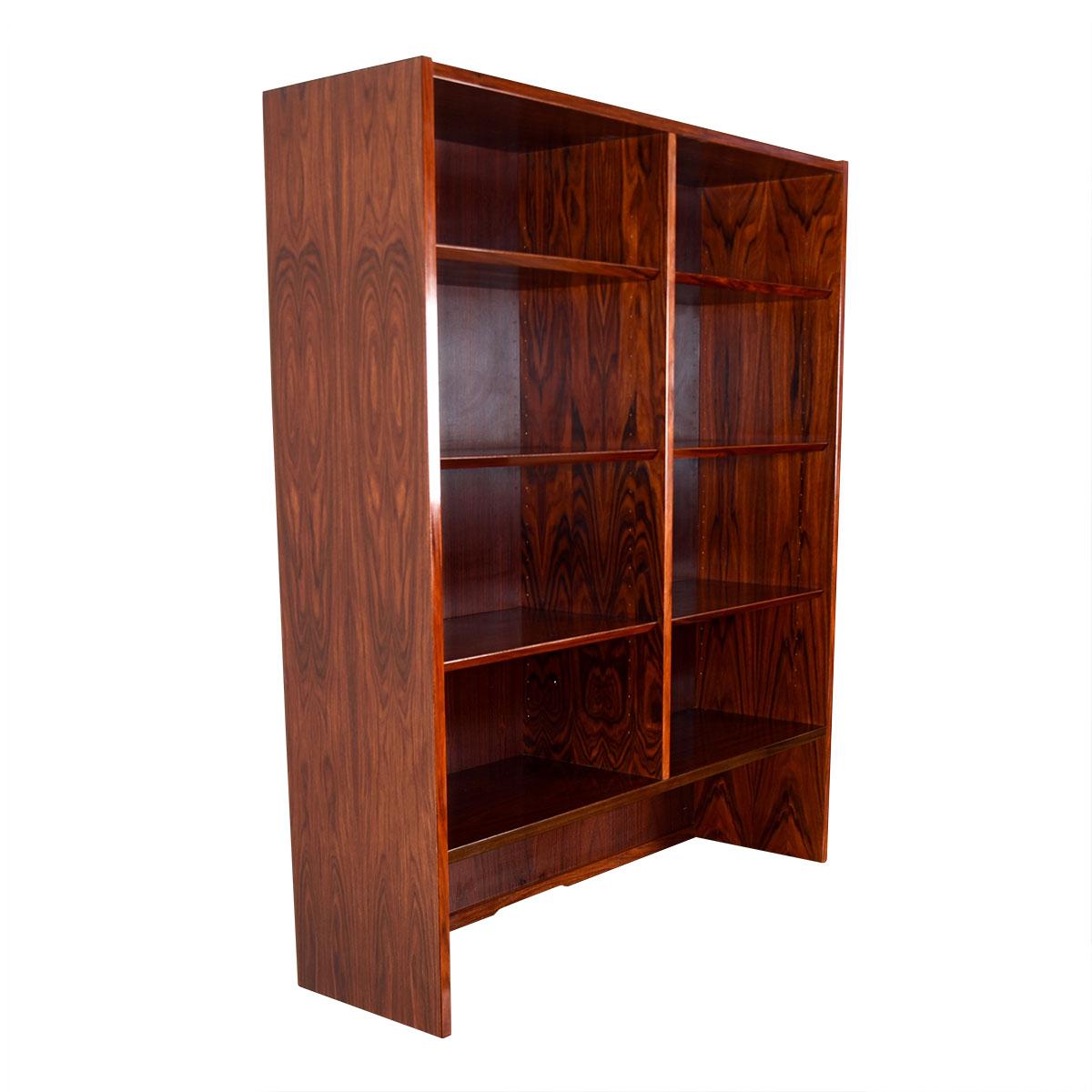 Mid-Century Modern Danish Modern Rosewood Stand Alone or Stackable Display Cabinet/ Bookcase Top For Sale
