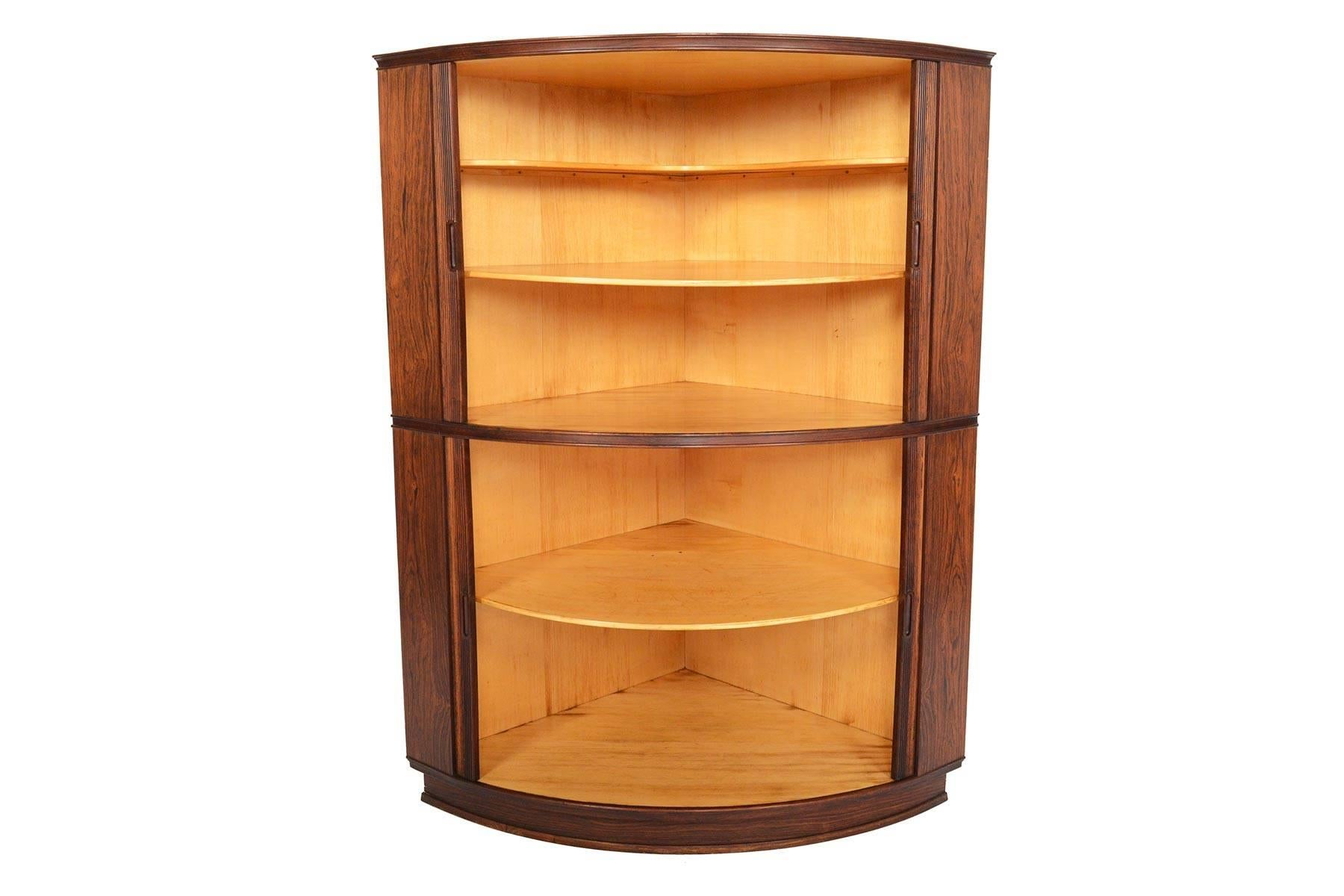 rosewood corner cabinet