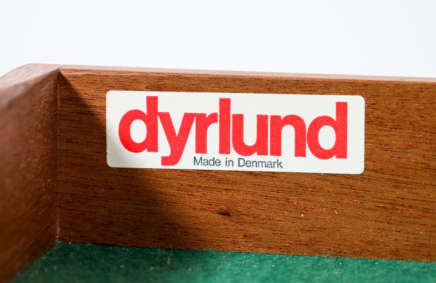 Expertly Restored - Danish Modern Rosewood Tambour-Door Credenza by Dyrlund 9