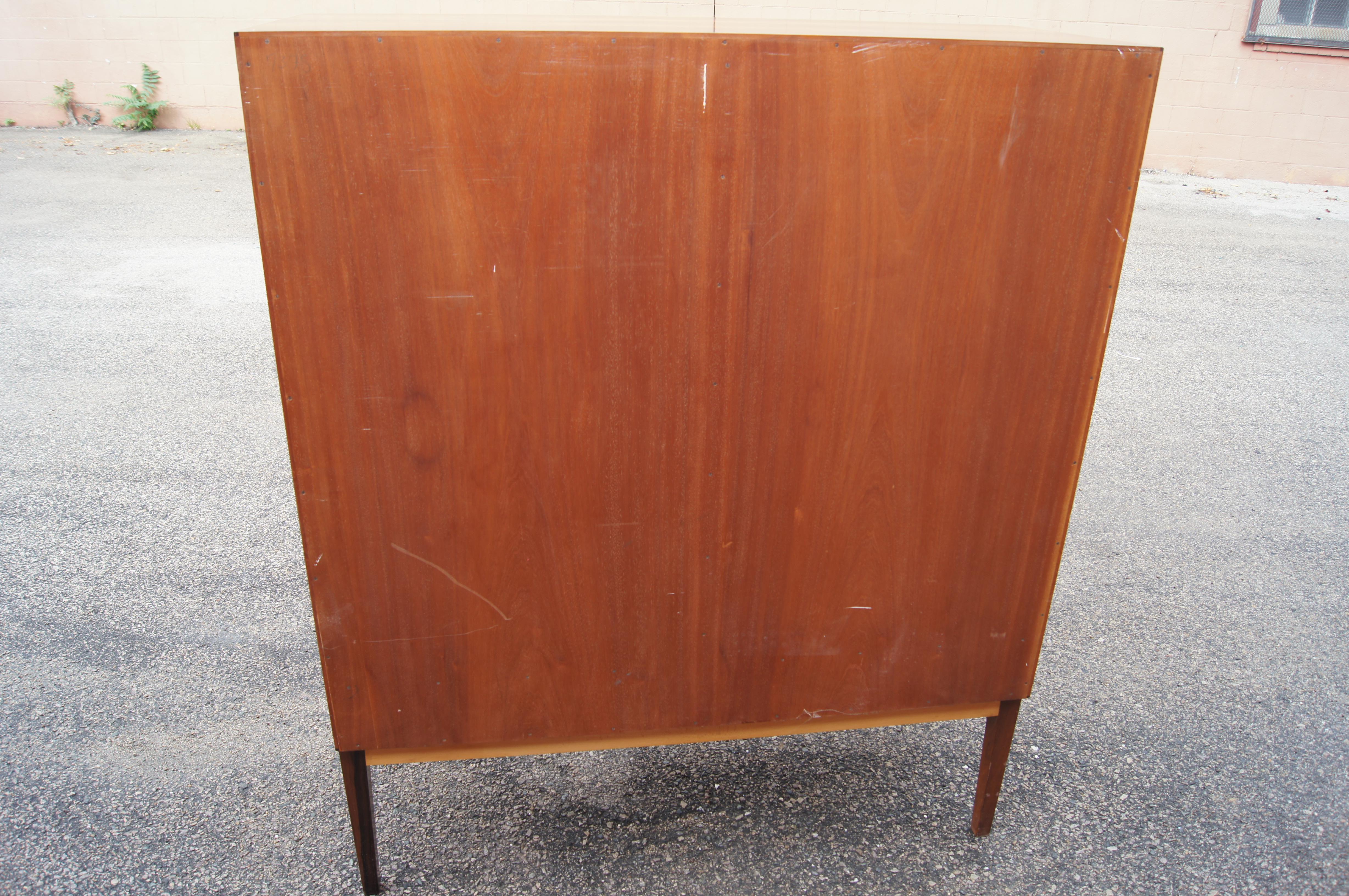 Danish Modern Rosewood Two-Door Cabinet For Sale 3