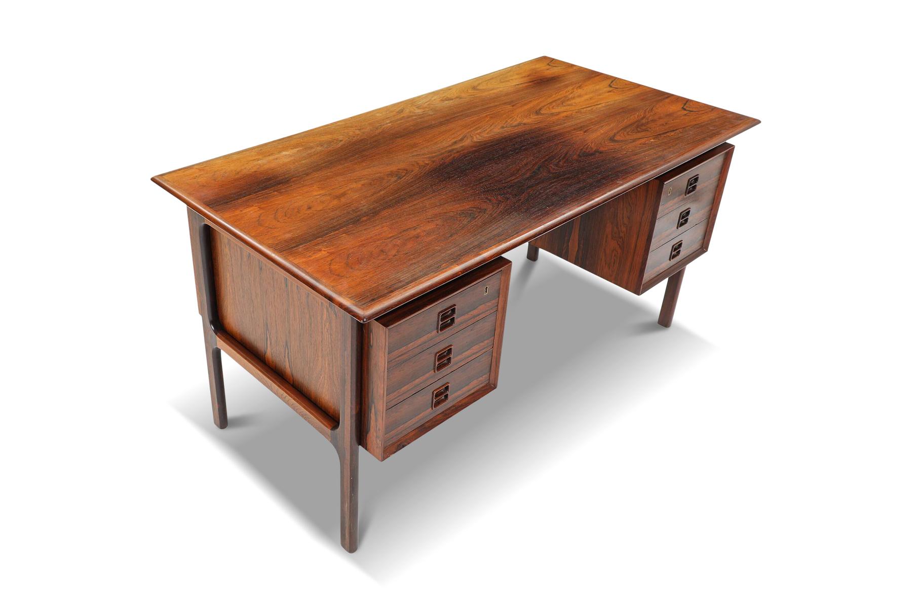 Mid-Century Modern Danish Modern Rosewood Writing Desk by Brouer