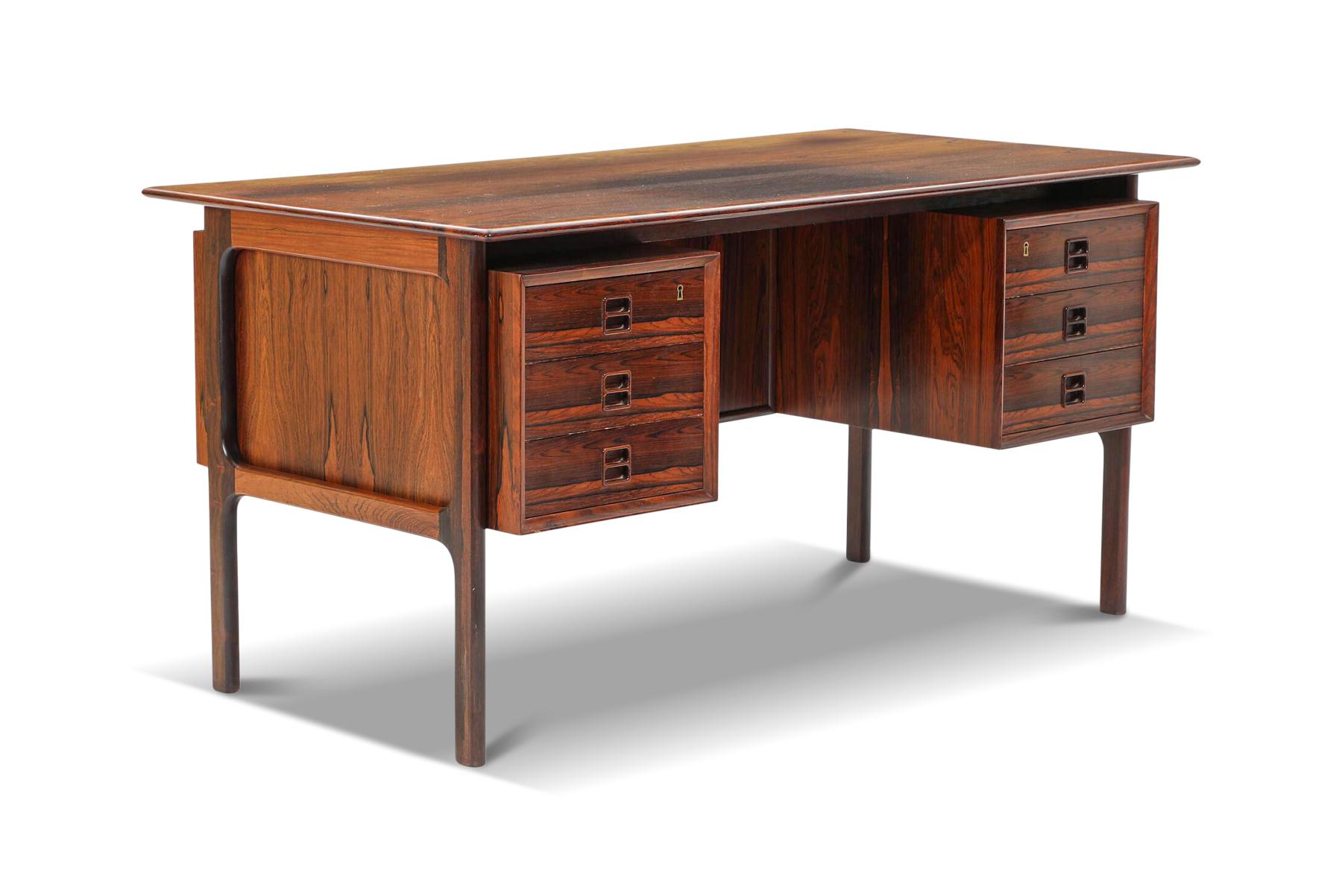 Other Danish Modern Rosewood Writing Desk by Brouer