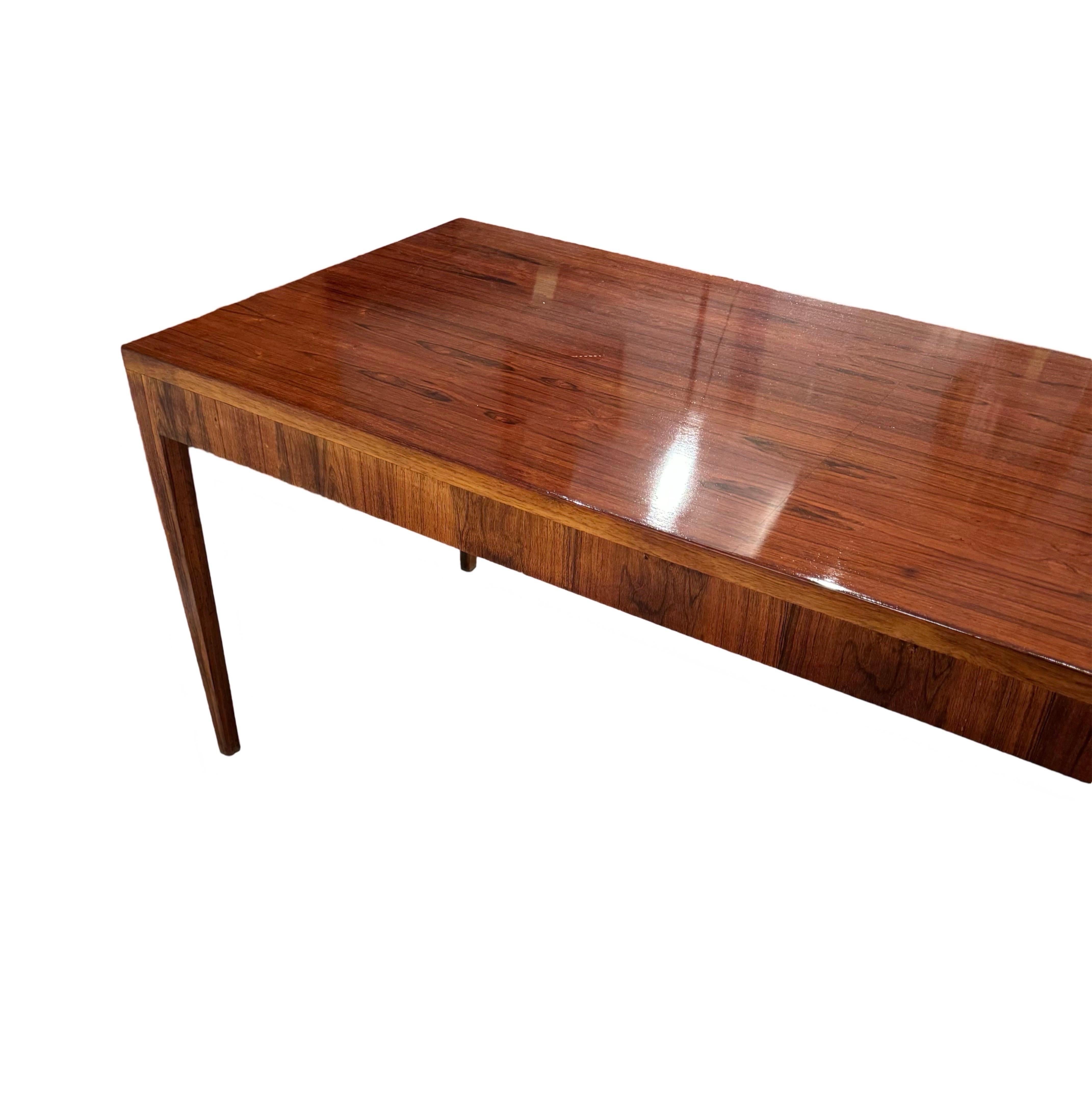 Danish Modern Rosewood Writing Table 1