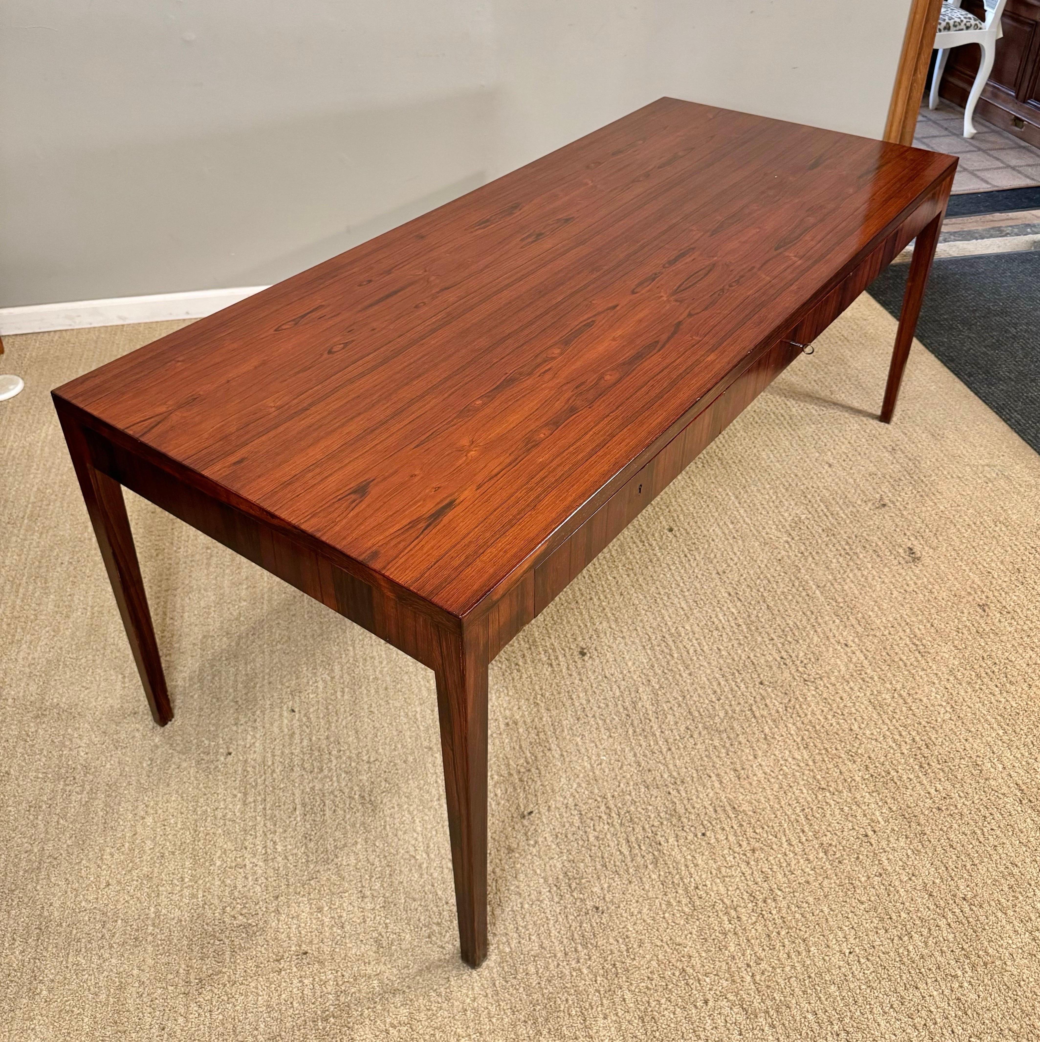 Danish Modern Rosewood Writing Table 2