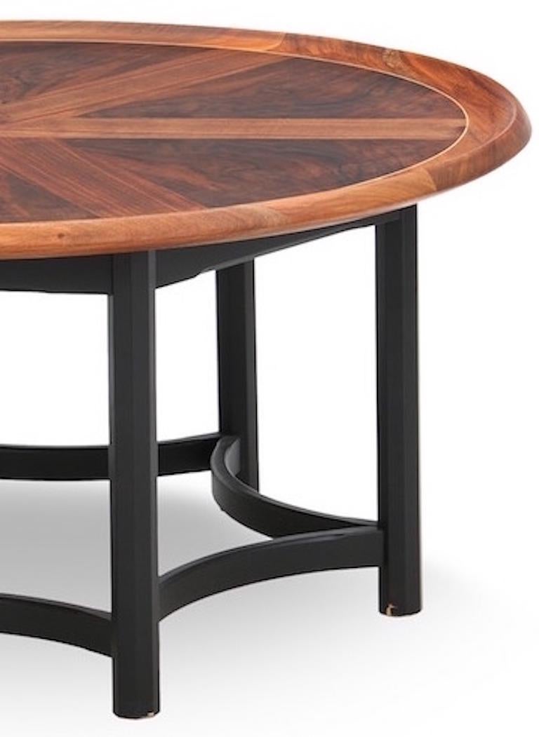 Danish Modern Round Coffee Table In Good Condition In Hudson, NY
