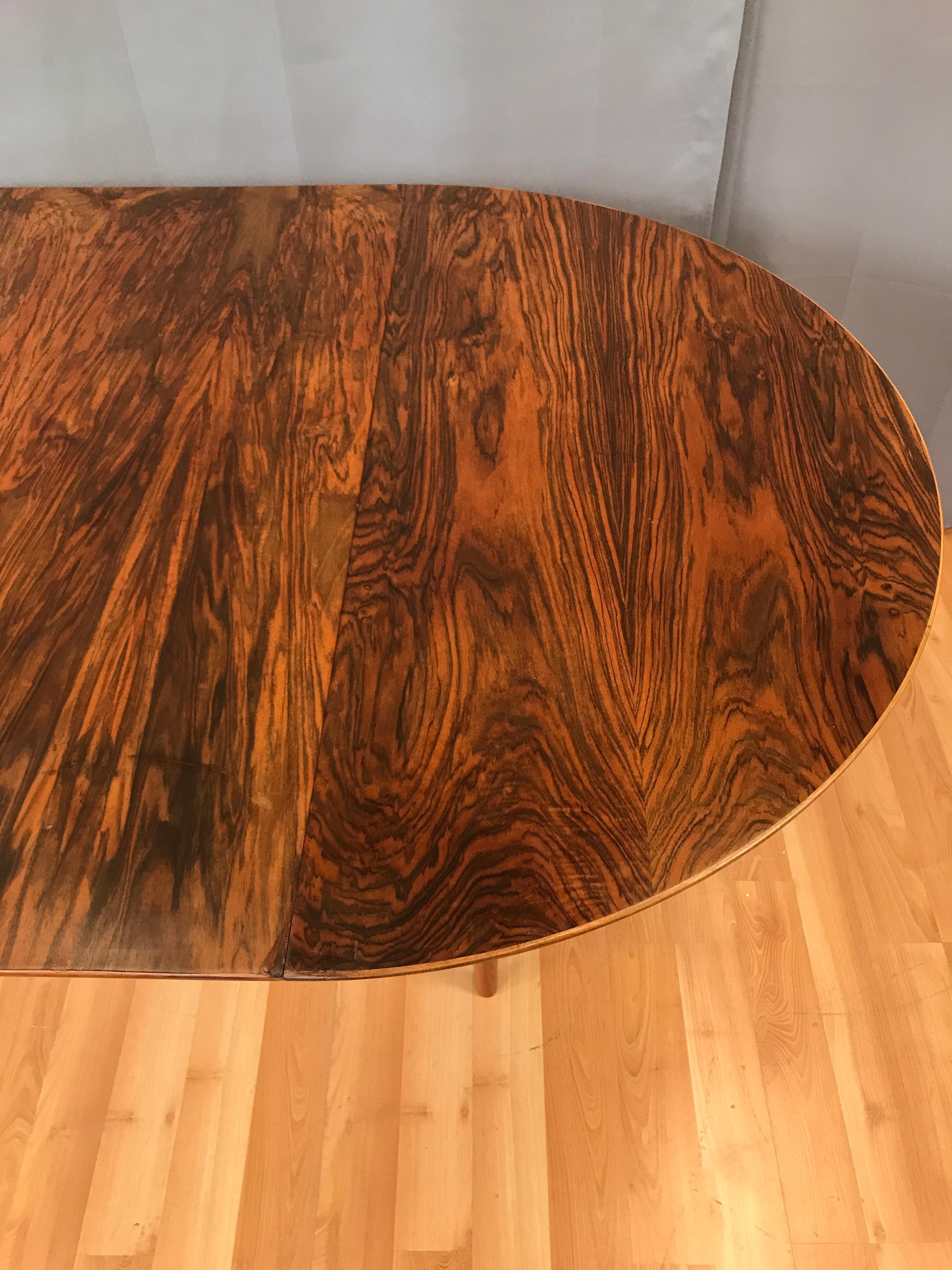 Danish Modern Round Rosewood Dining Table by Kurt Ostervig 5