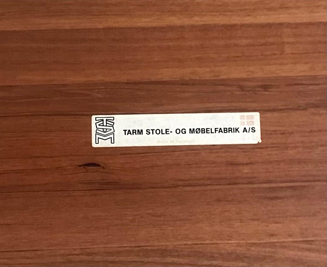 Dänischer moderner runder Couchtisch aus Teakholz, ca. 1960er Jahre im Angebot 6