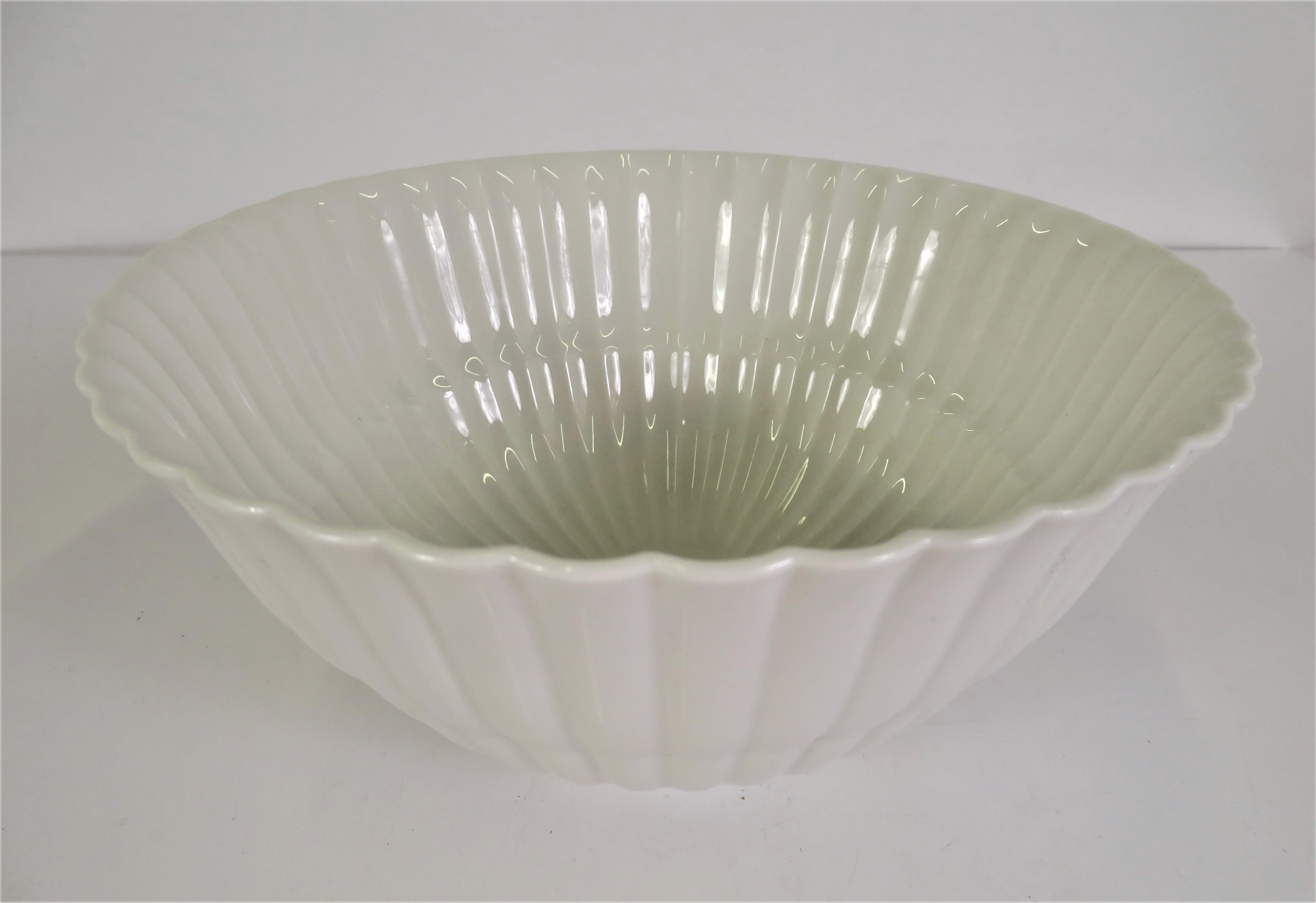Danish Modern Royal Copenhagen Blanc De Chine Porcelain Bowl 1939 Hans H. Hansen For Sale 2