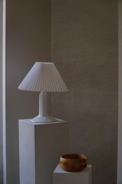 Danish Modern, Royal Copenhagen “Luciana” Porcelain Table Lamp, Denmark, 1980s