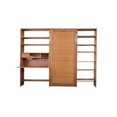 Danish Modern RY100 Murphy Bed, Desk & Shelving System by Hans J Wegner for Ry