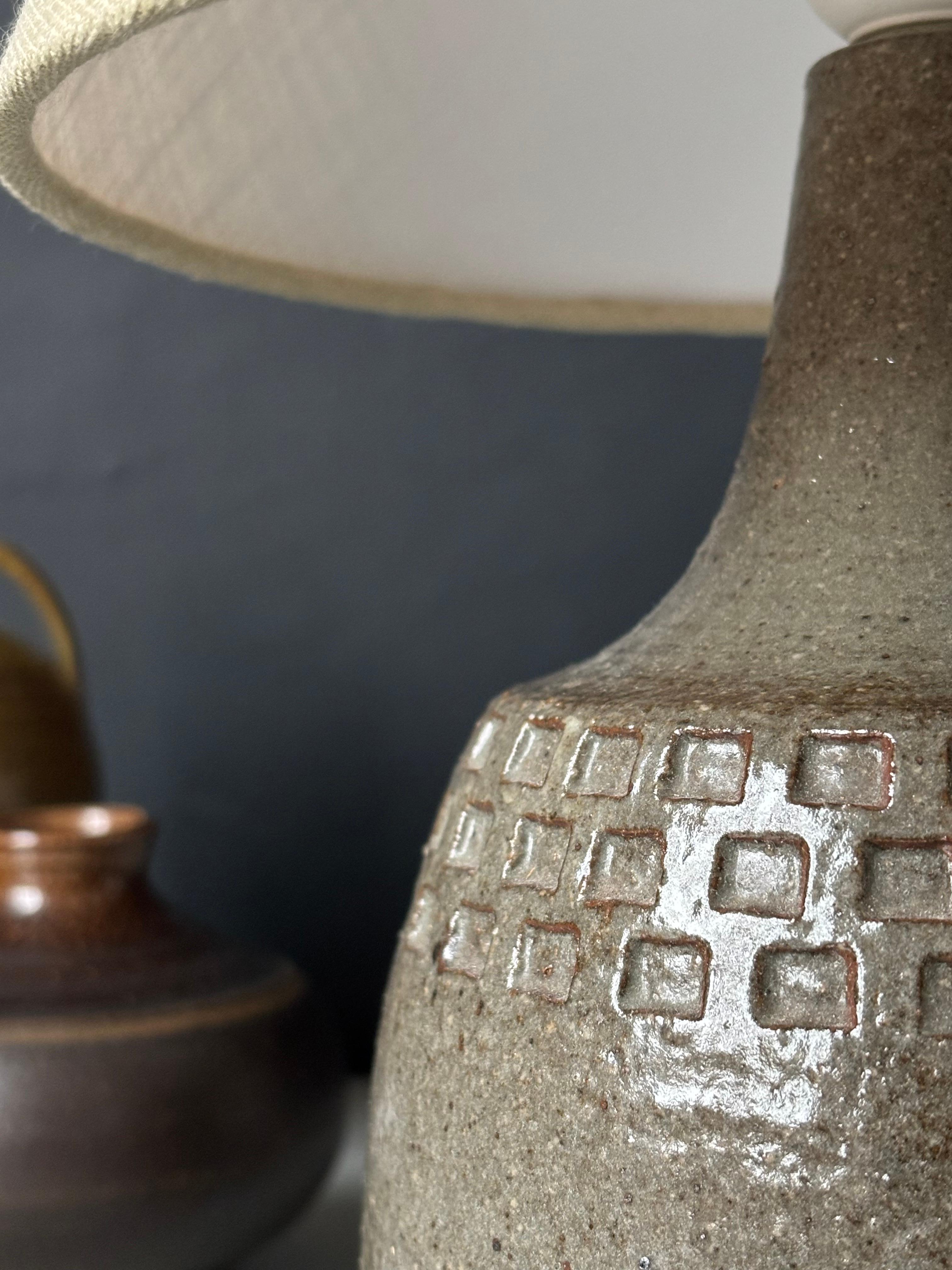 Danois Lampe en grès gris Sage The Moderns, 1960s en vente