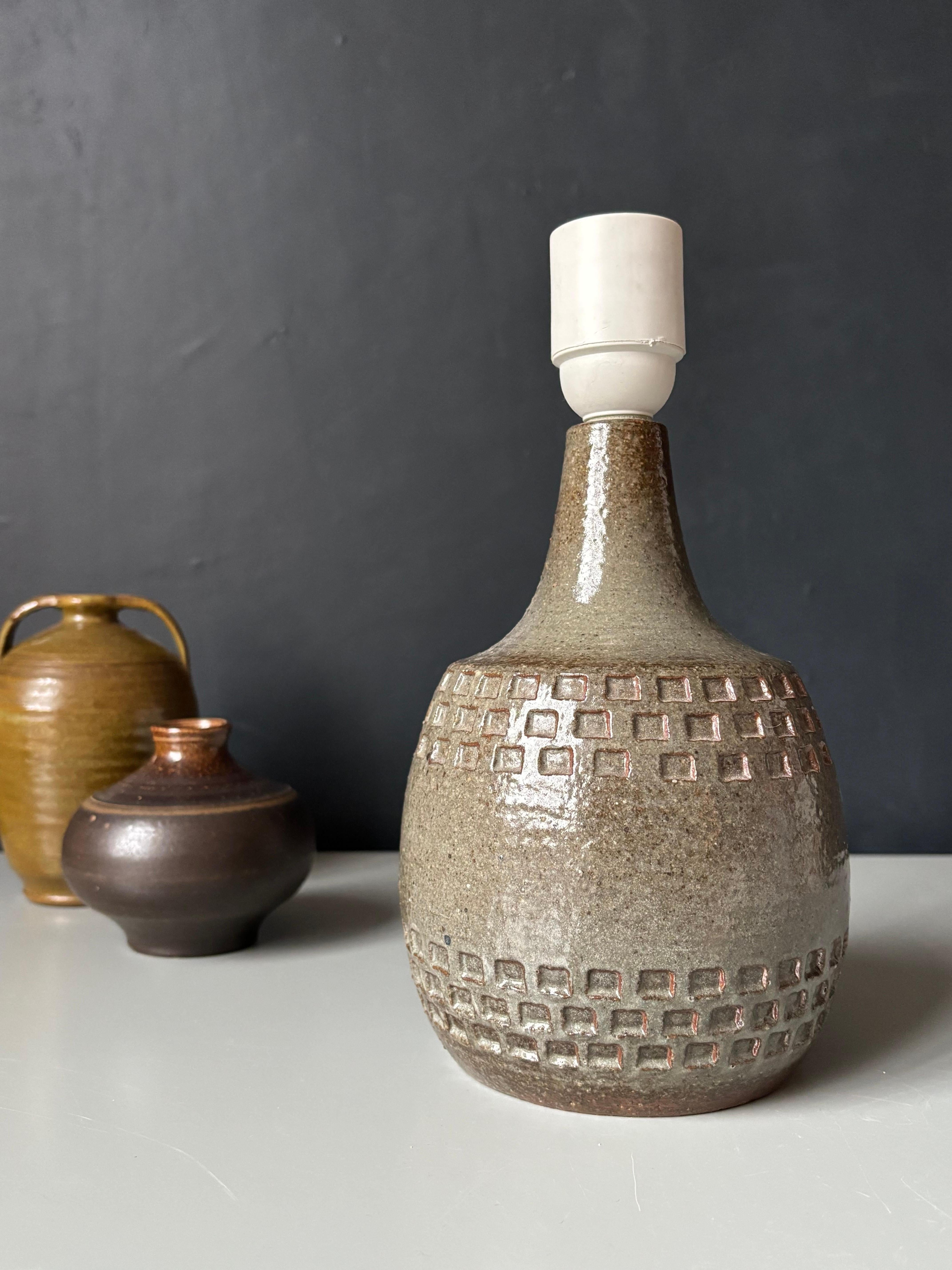Lampe en grès gris Sage The Moderns, 1960s Bon état - En vente à Copenhagen, DK
