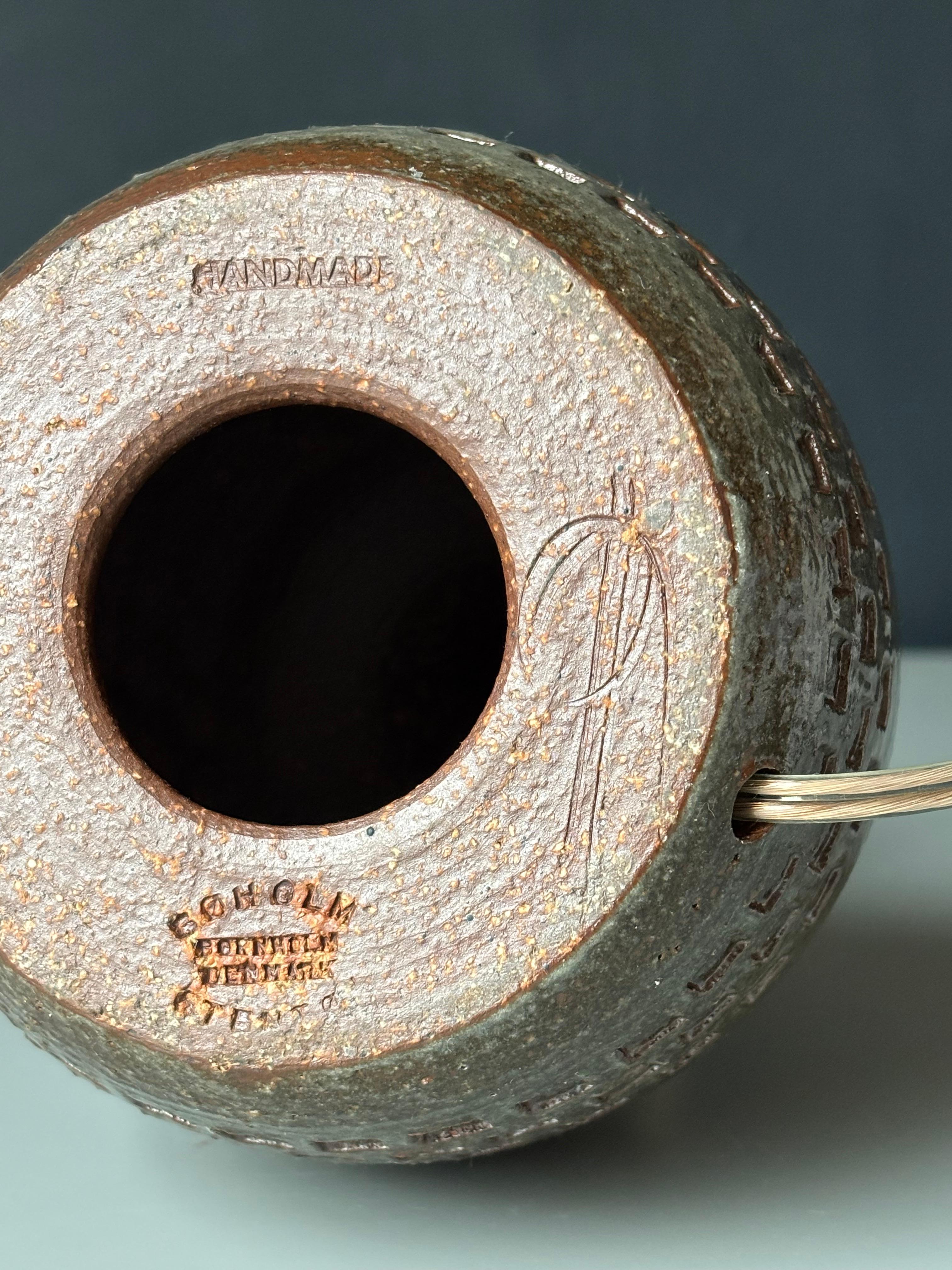 20ième siècle Lampe en grès gris Sage The Moderns, 1960s en vente