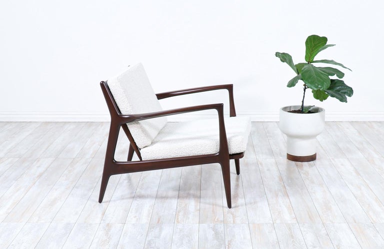 Mid-Century Modern Danish Modern Sculpted Lounge Chair by Ib Kofod-Larsen