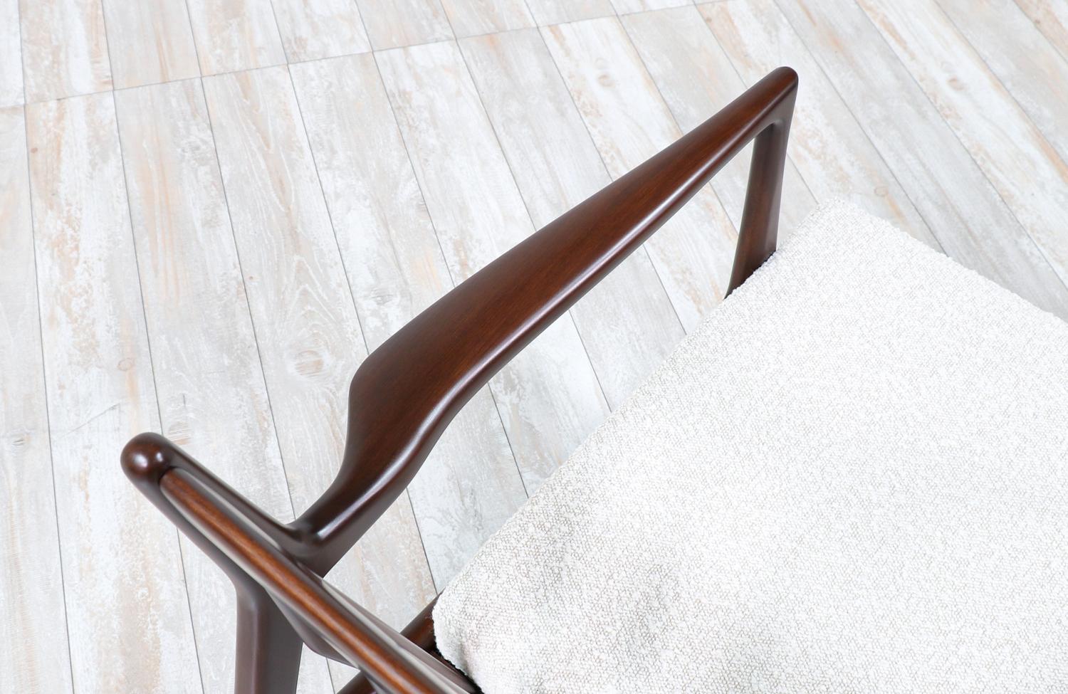Foam Danish Modern Sculpted Lounge Chair by Ib Kofod-Larsen