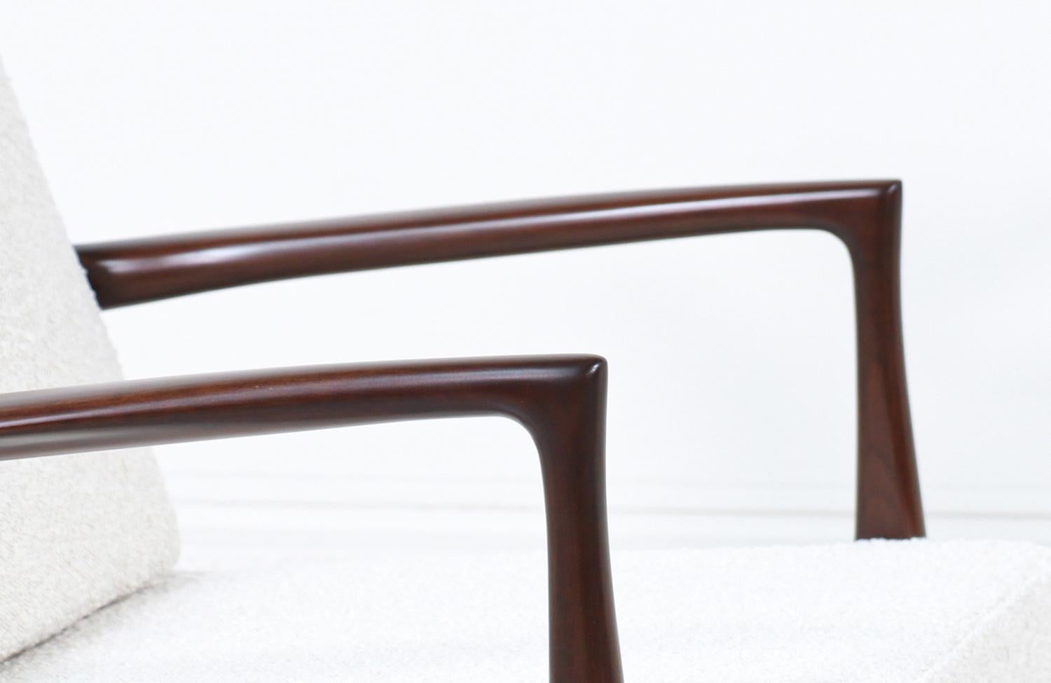 Danish Modern Sculpted Lounge Chair by Ib Kofod-Larsen 2