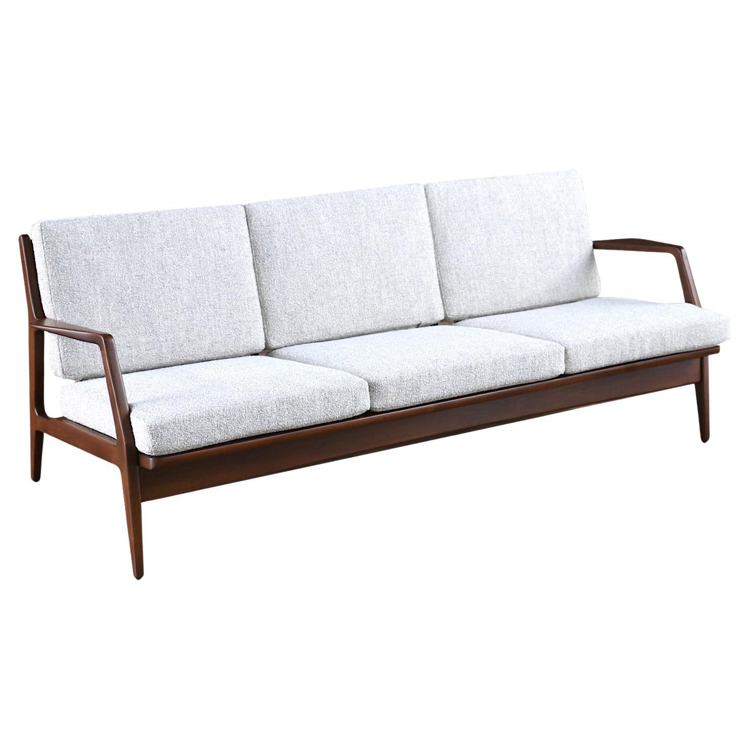 Danish Modern Sculpted Sofa by Ib Kofod-Larsen