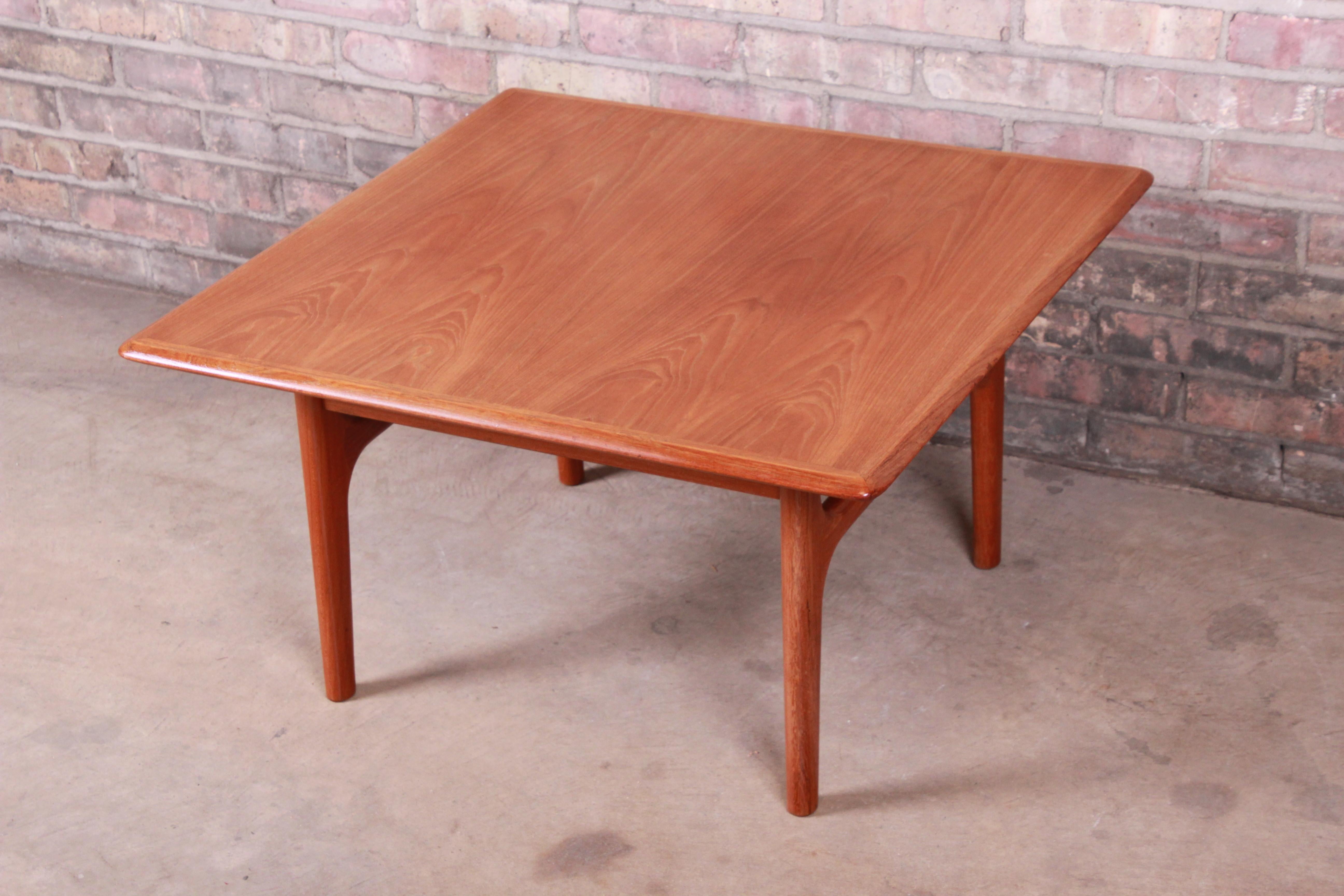 20th Century Danish Modern Sculpted Teak Occasional Side Table by Trioh, circa 1960s