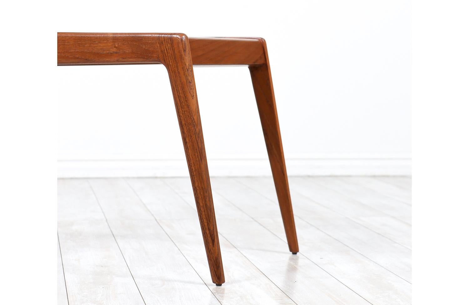 Danish Modern Sculpted Teak Side Tables by Kurt Østervig for Jason Møbler 3