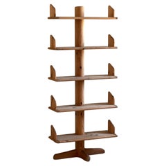 Used Danish Modern, Sculptural Freestanding Pine Shelf by Rainer Daumiller, 1970s