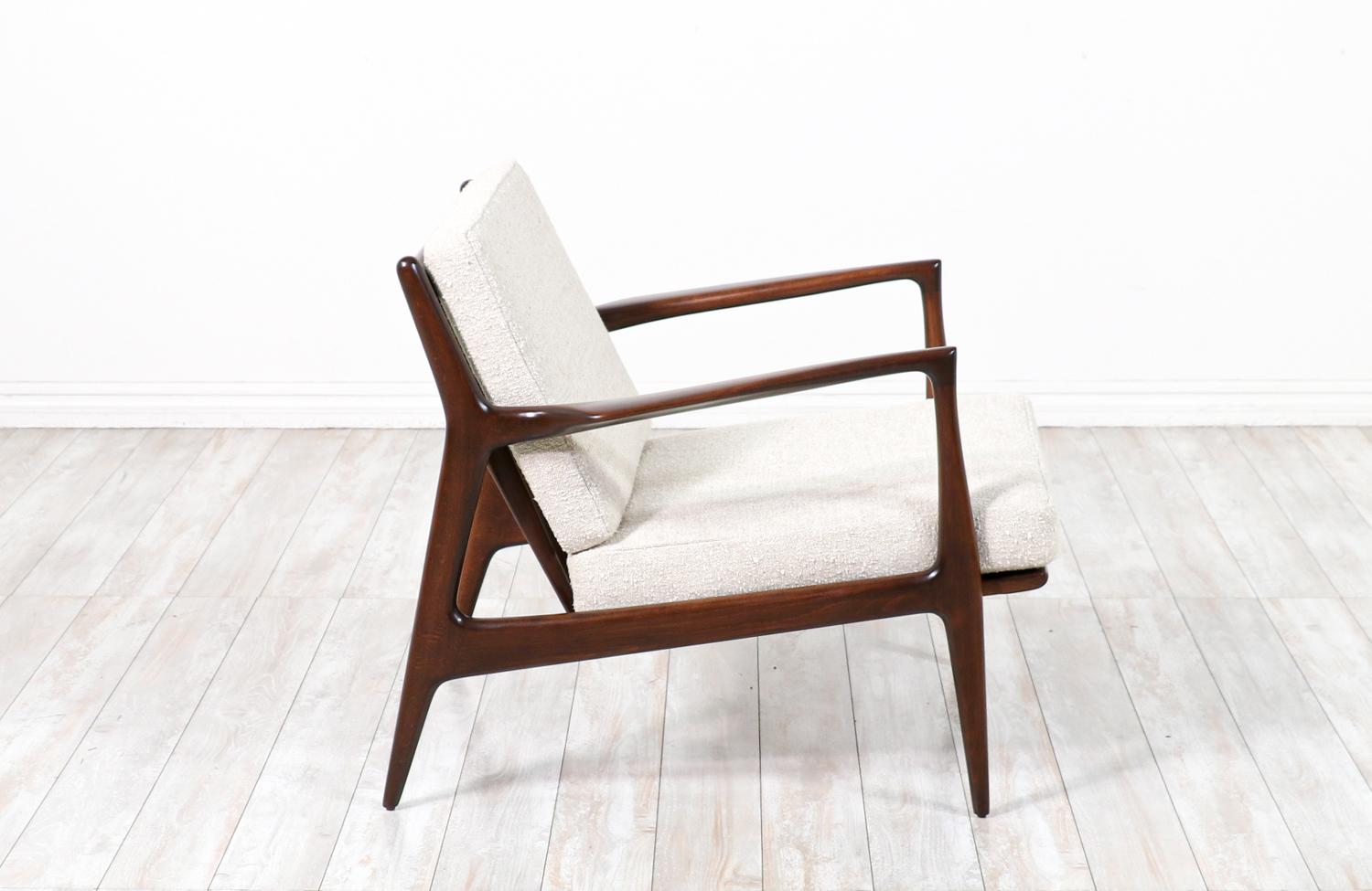 Mid-Century Modern Danish Modern Sculptural Lounge Chair by Ib Kofod-Larsen