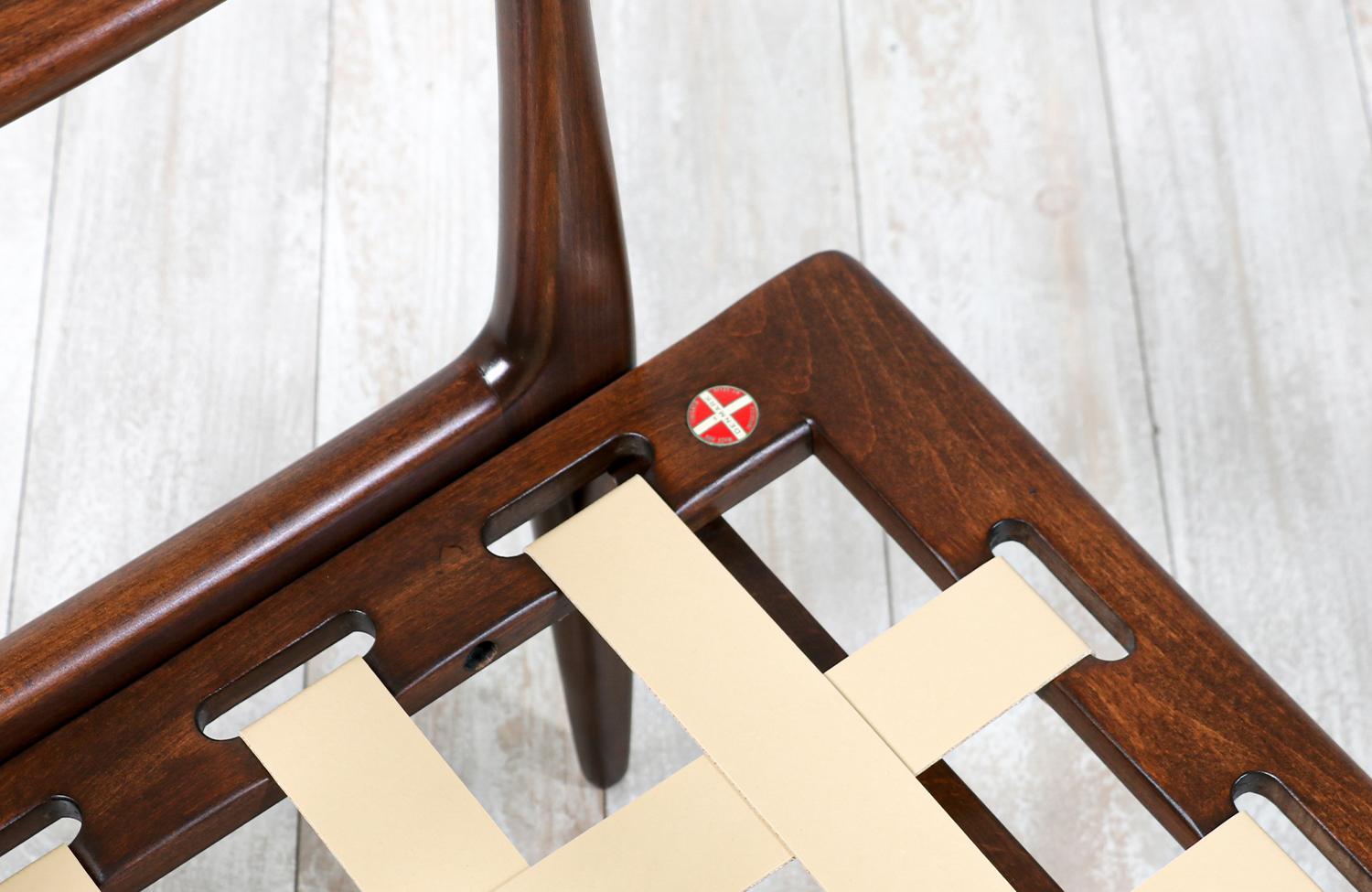 Fabric Danish Modern Sculptural Lounge Chair by Ib Kofod-Larsen