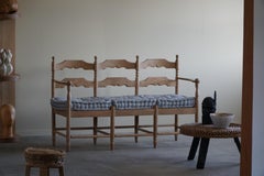 Danish Modern, Sculptural Three Seater Sofa / Bench, Made by Hans Dau, 1950s