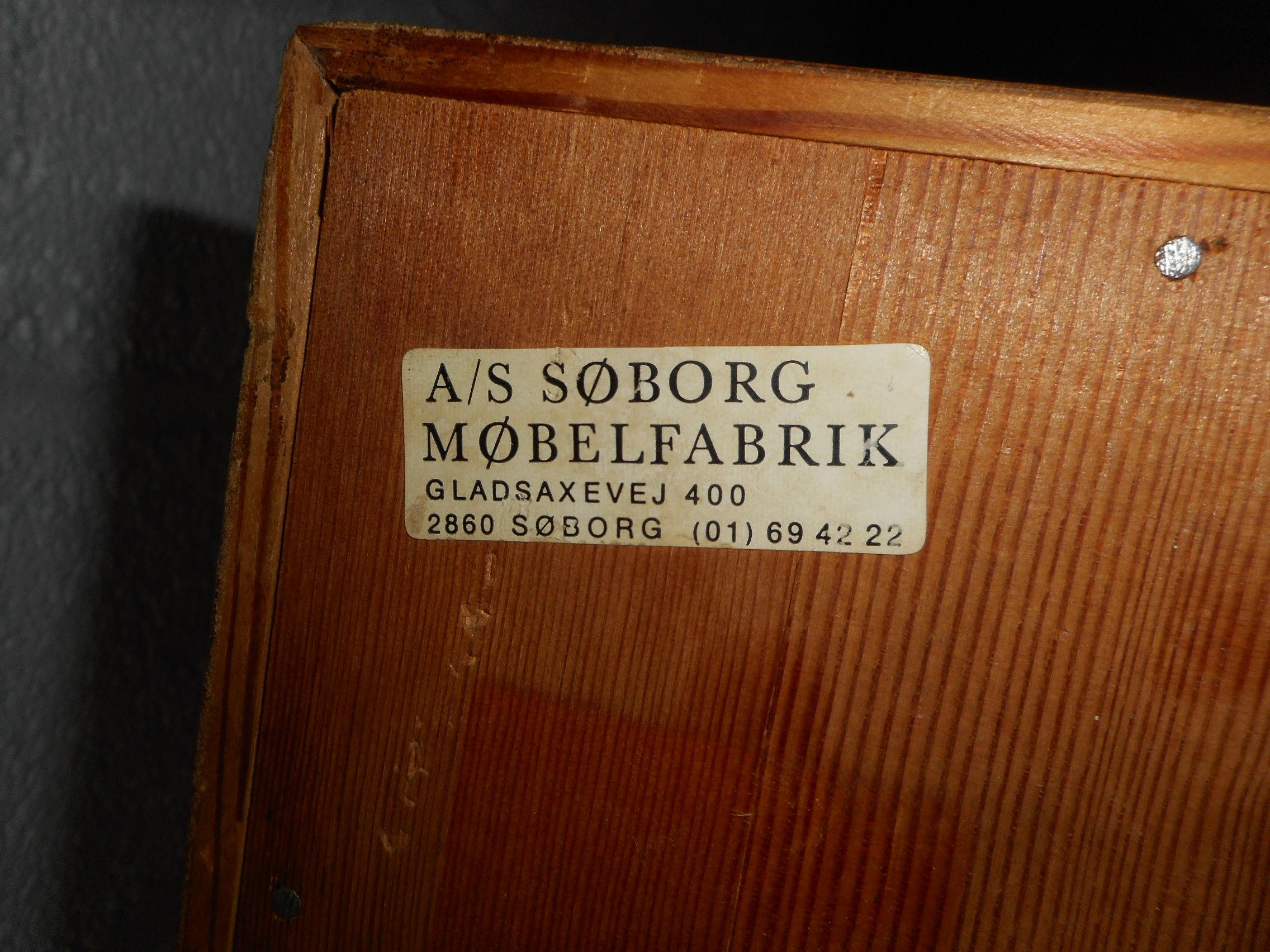 Danish Modern Secretary Desk by Børge Mogensen for Soborg 2