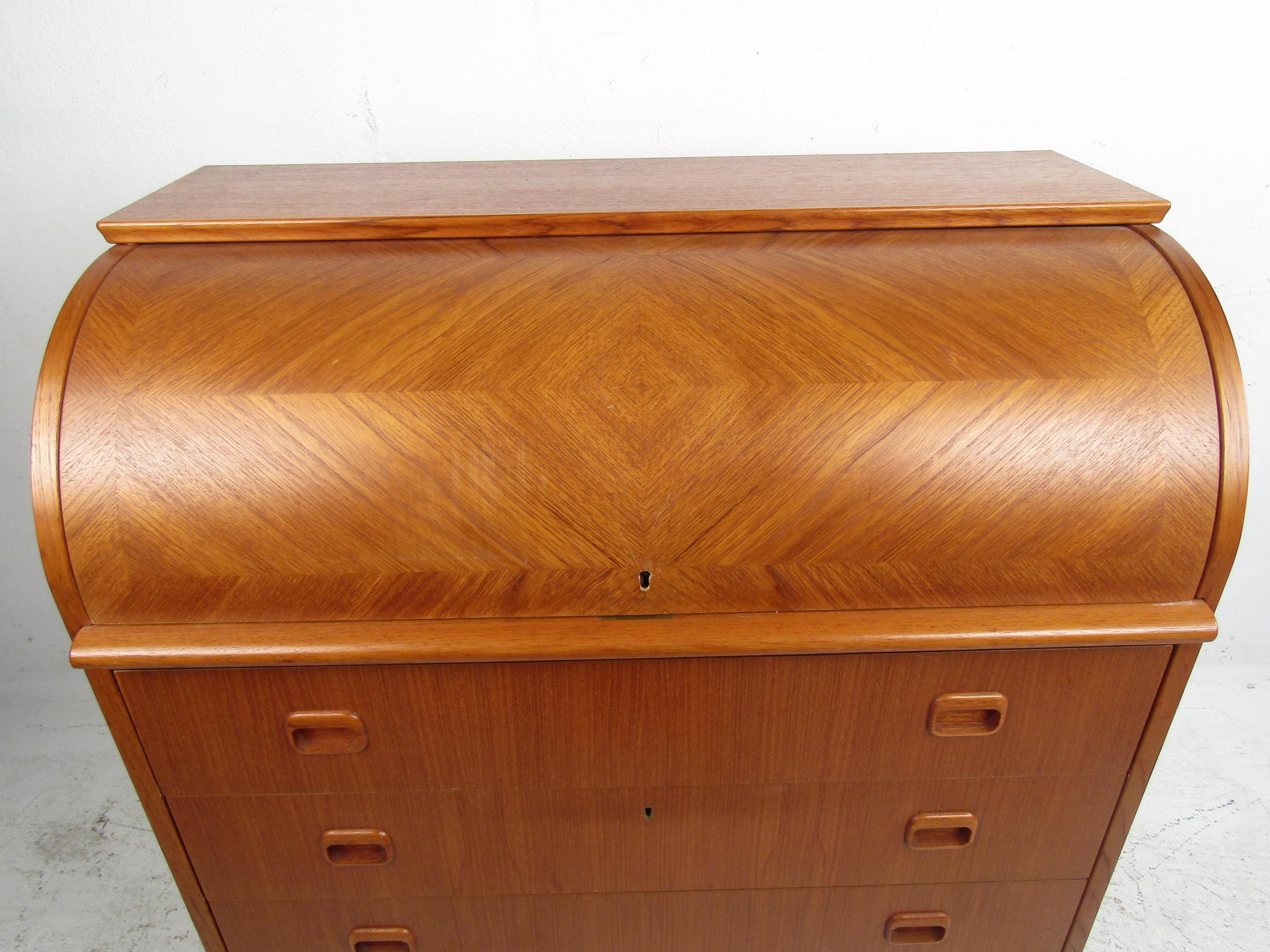 Mid-Century Modern Danish Modern Secretary Desk by Egon Ostergaard