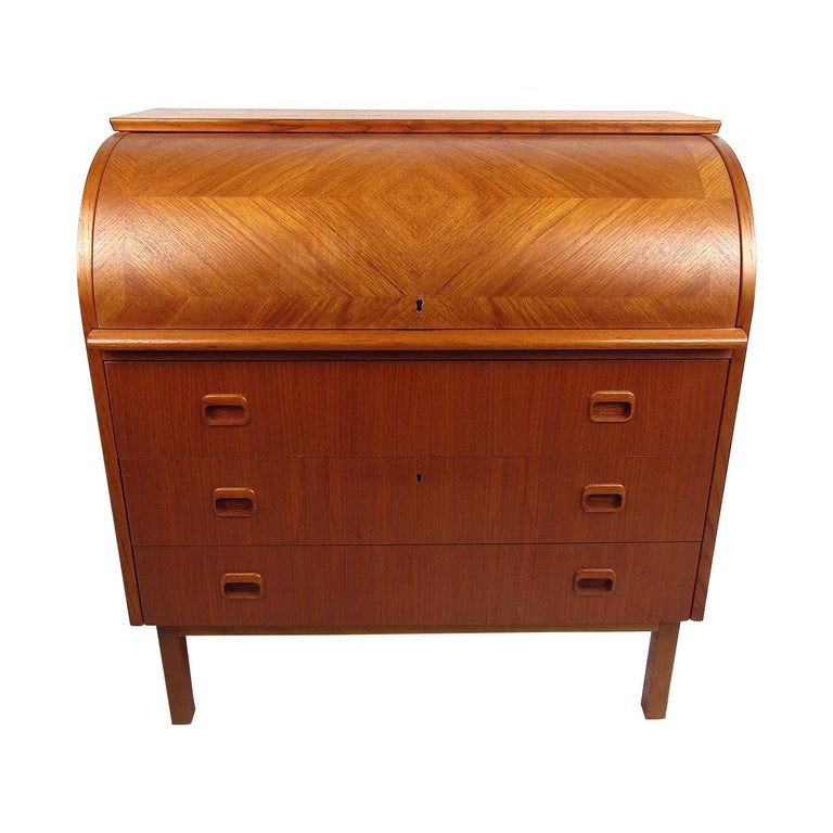 Danish Modern Secretary Desk By Egon Ostergaard For Sale At 1stdibs