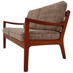 Danish Modern Senator Loveseat by Ole Wanscher for Cado