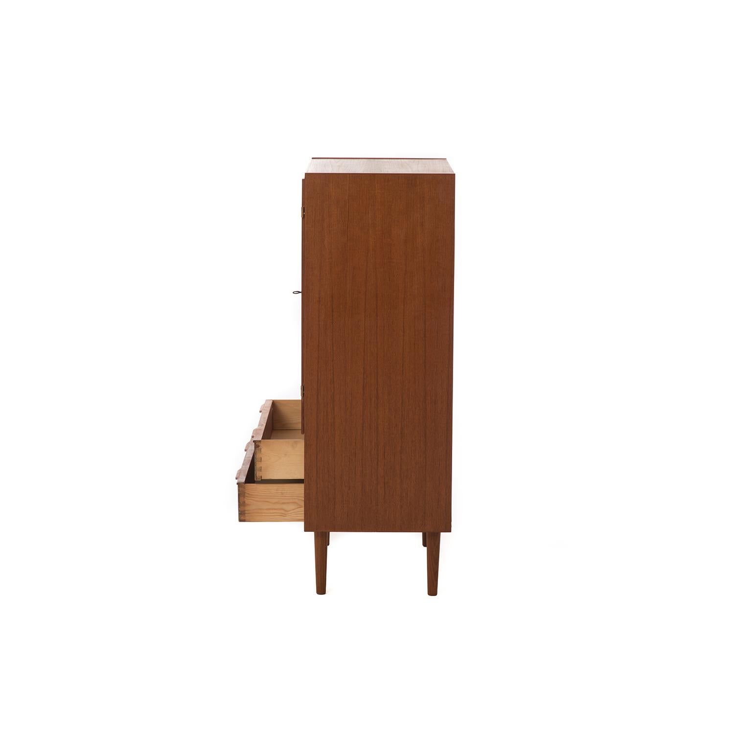 Oiled Danish Modern Server Cabinet