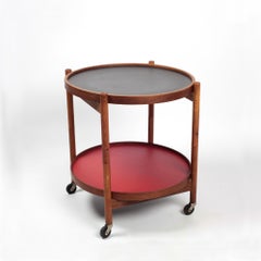 Danish Modern Serving Bar Cart by Hans Bolling for Torben Orskov Denmark, 1960's