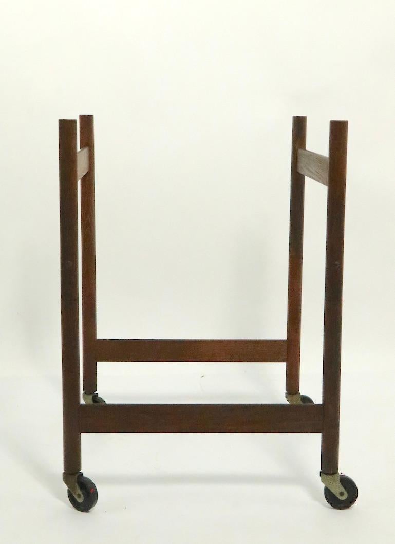 Scandinavian Modern Danish Modern Serving Cart by Hans Bolling for Torben Orskov