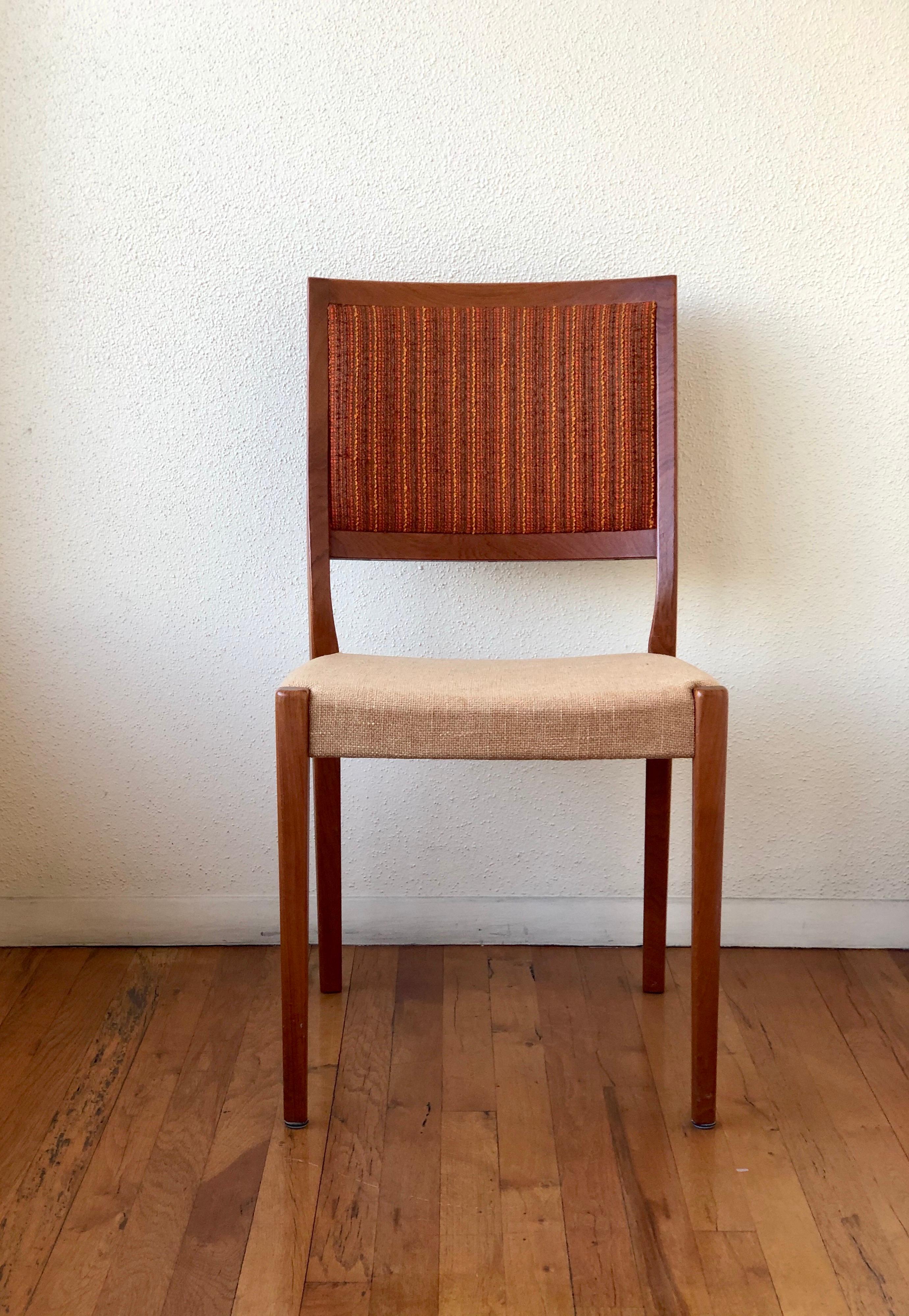 Upholstery Danish Modern Set of 6 Svegards Markaryd Teak Dining Chairs