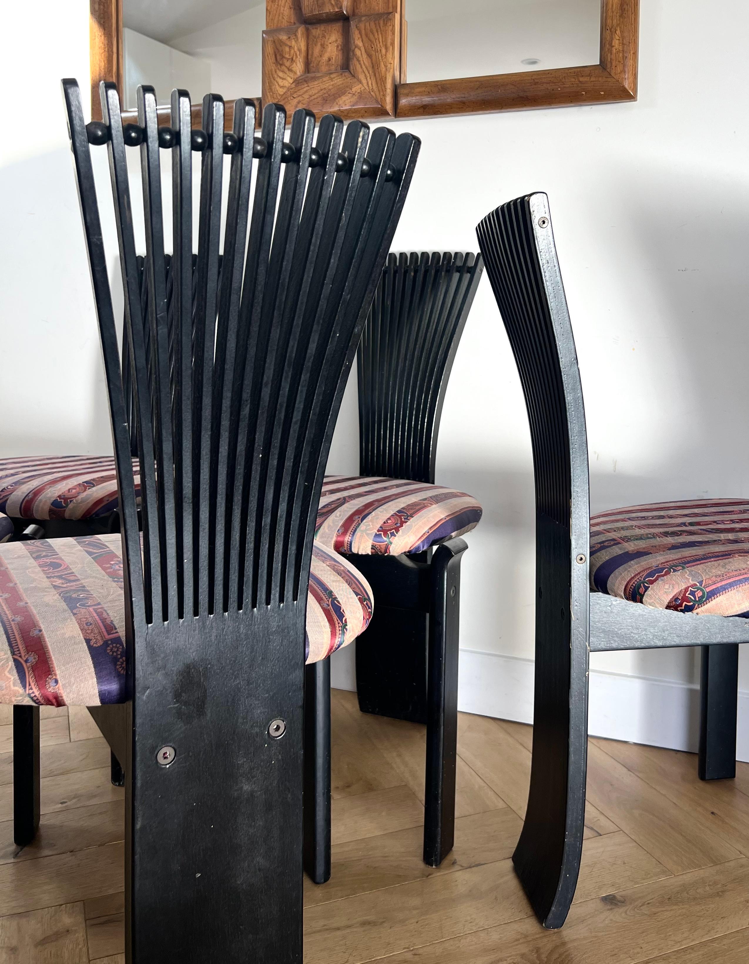 20th Century Danish Modern Set of 6 Torstein Nilsen for Westnofa Dining Chairs, 1970s