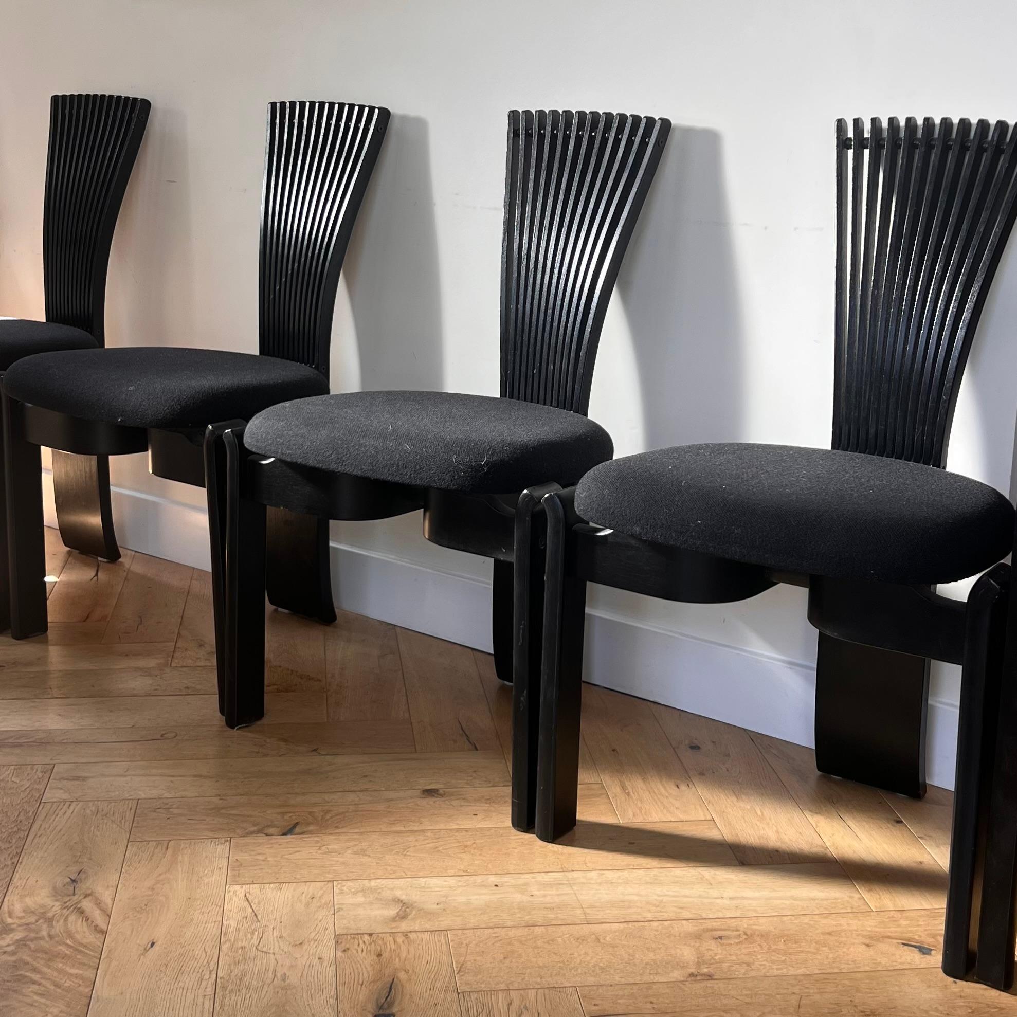 Danish Modern Set of 6 Torstein Nilsen for Westnofa Dining Chairs, 1970s 7