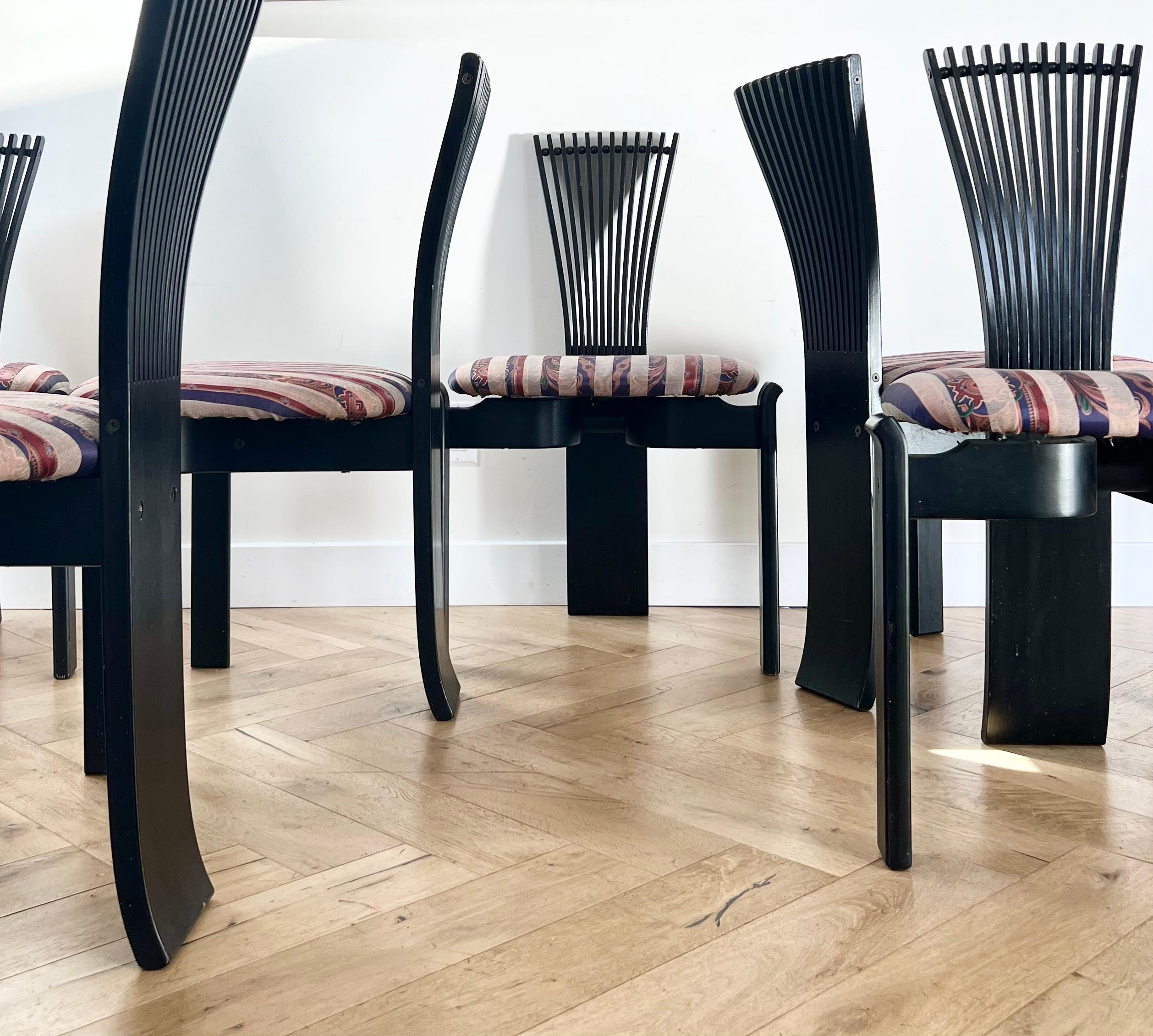 Upholstery Danish Modern Set of 6 Torstein Nilsen for Westnofa Dining Chairs, 1970s
