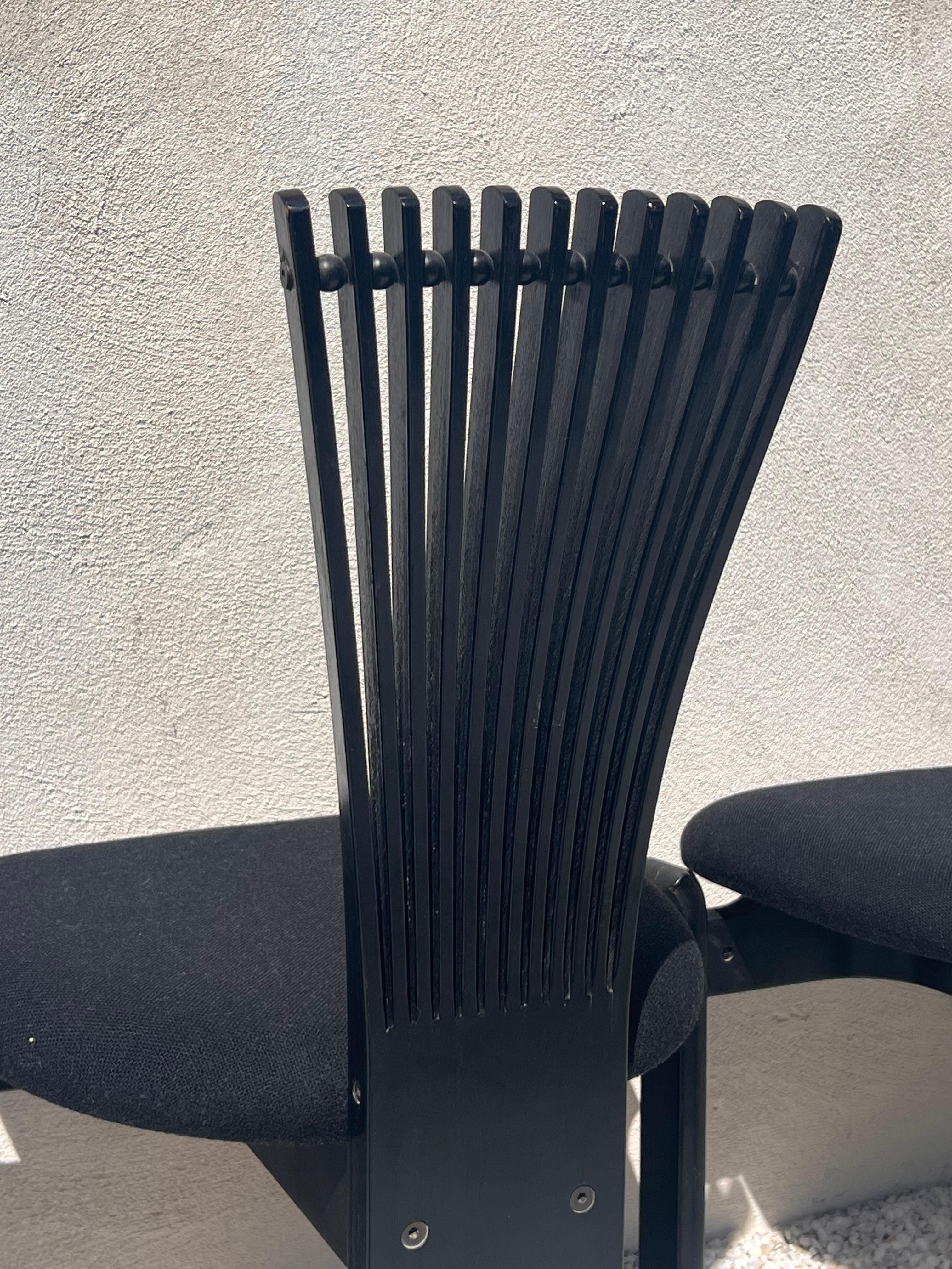 Upholstery Danish Modern Set of 6 Torstein Nilsen for Westnofa Dining Chairs, 1970s