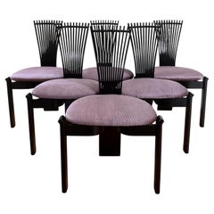 Ensemble de 6 chaises de salle à manger danoises modernes de Torstein Nilsen pour Westnofa, 1970