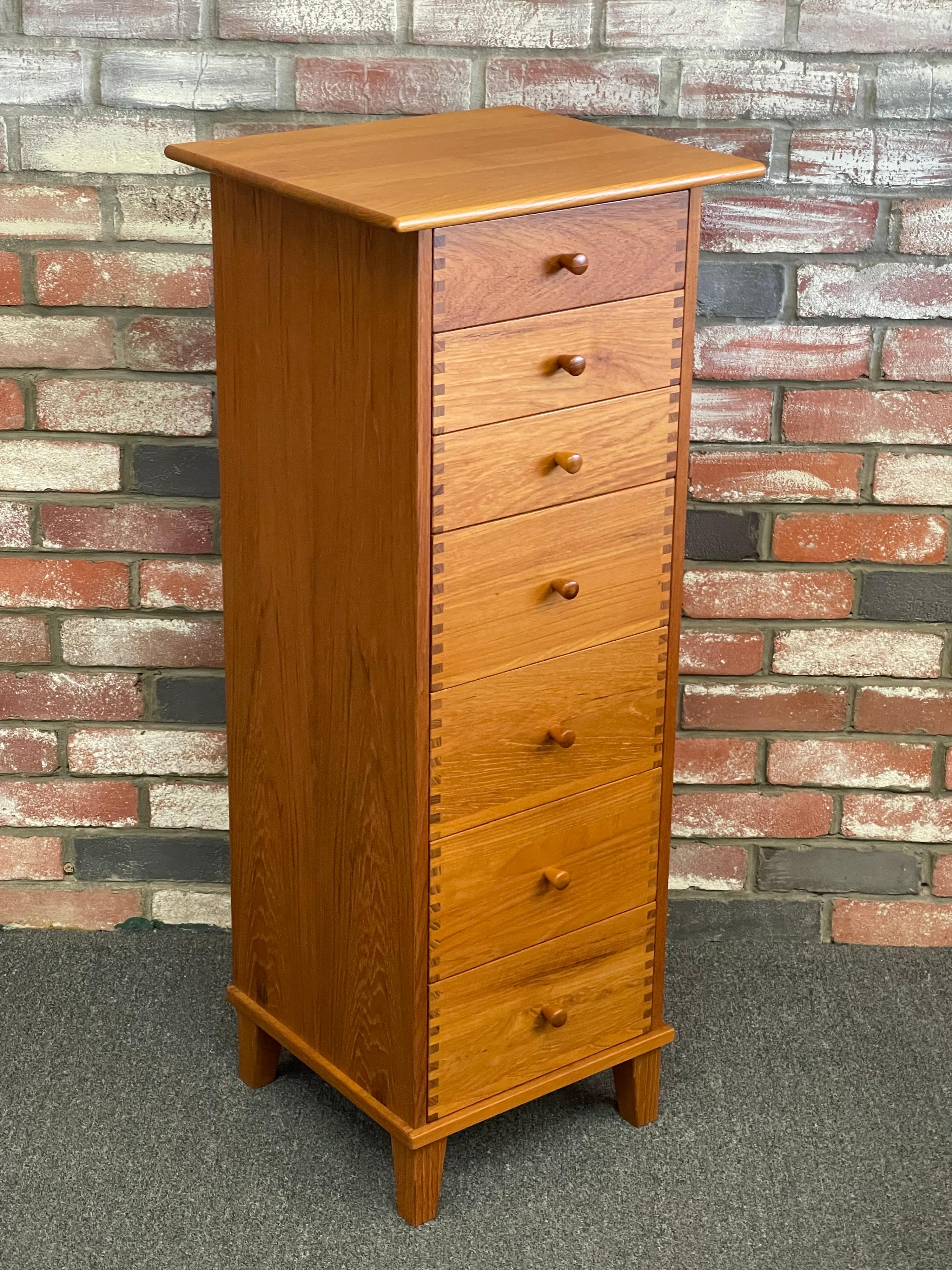 Danish Modern Seven-Drawer Teak Lingerie Chest by Aksel Kjersgaard 3