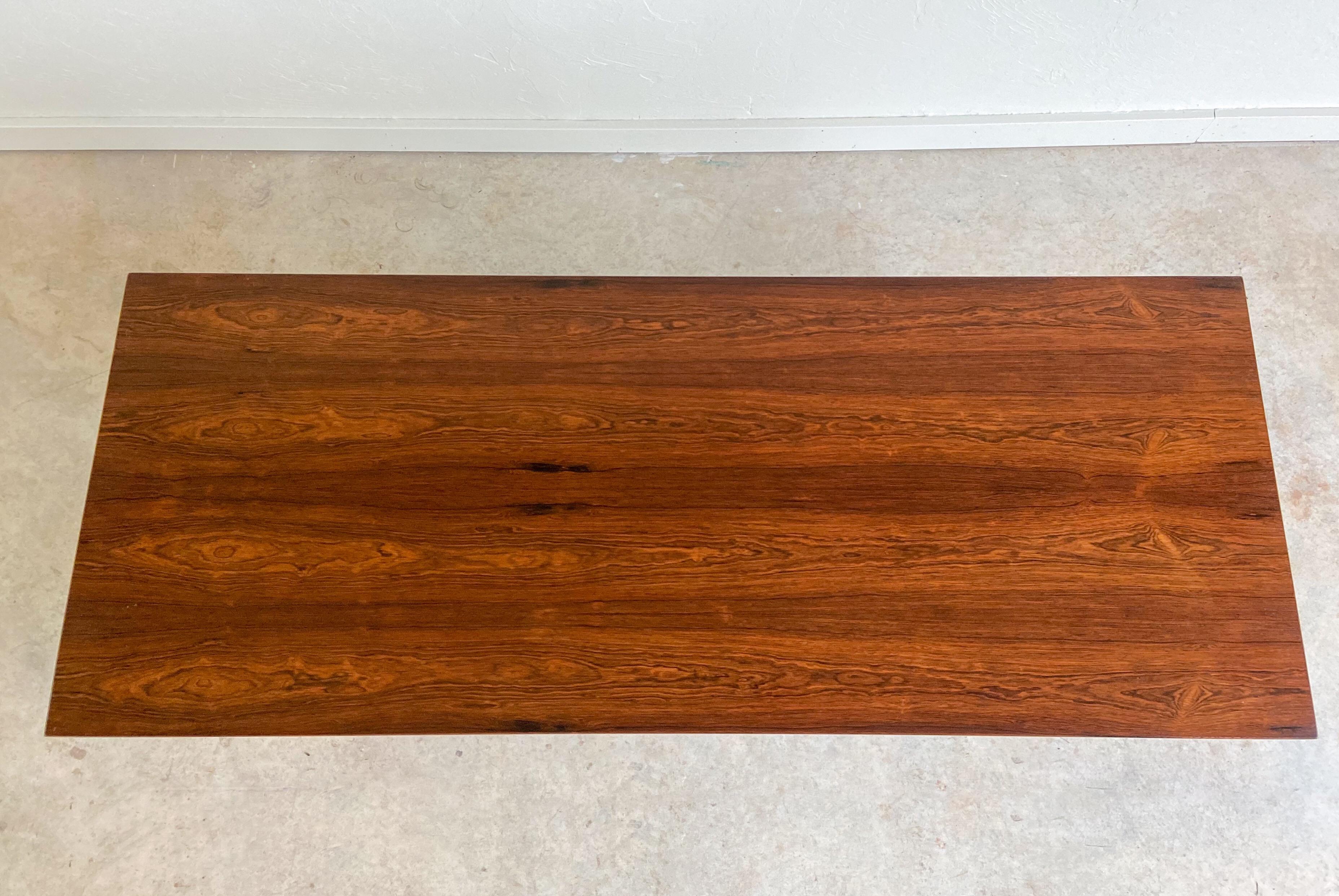 Danish Severin Hansen Rosewood Coffee Table, Denmark, 1960s For Sale