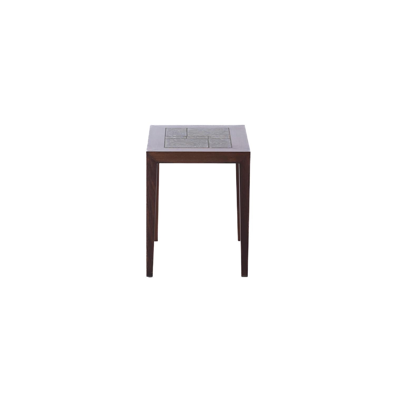 Danish Modern Severin Hansen Rosewood Occasional Table In Excellent Condition For Sale In Minneapolis, MN