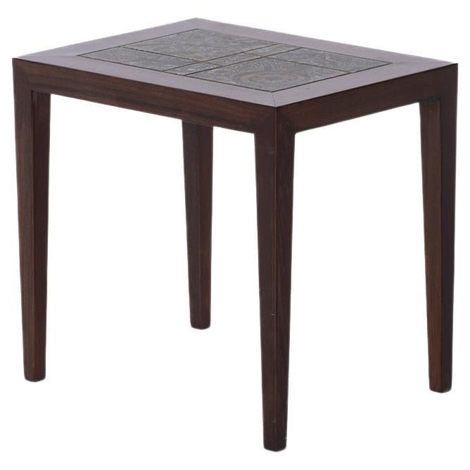 Danish Modern Severin Hansen Rosewood Occasional Table For Sale
