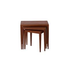 Danish Modern Severin Hansen Teak Nesting Tables