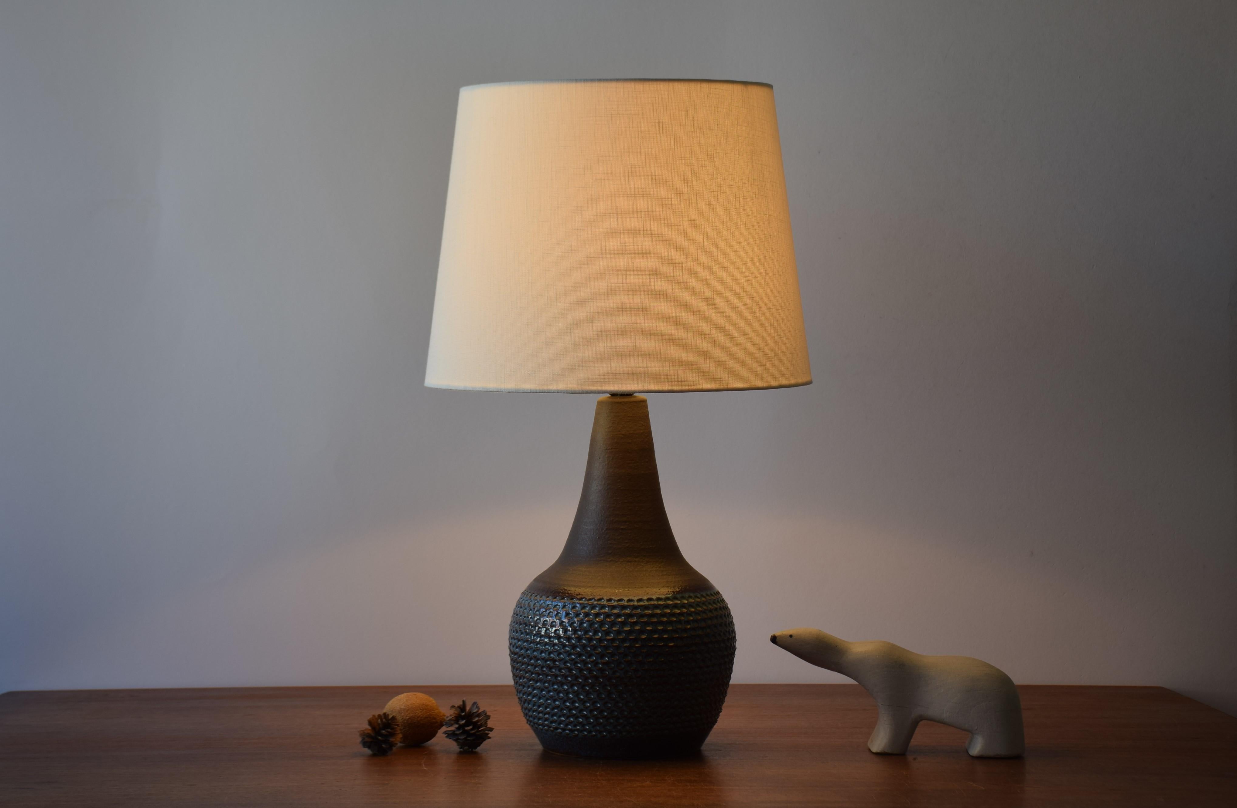 danish ceramic lamp